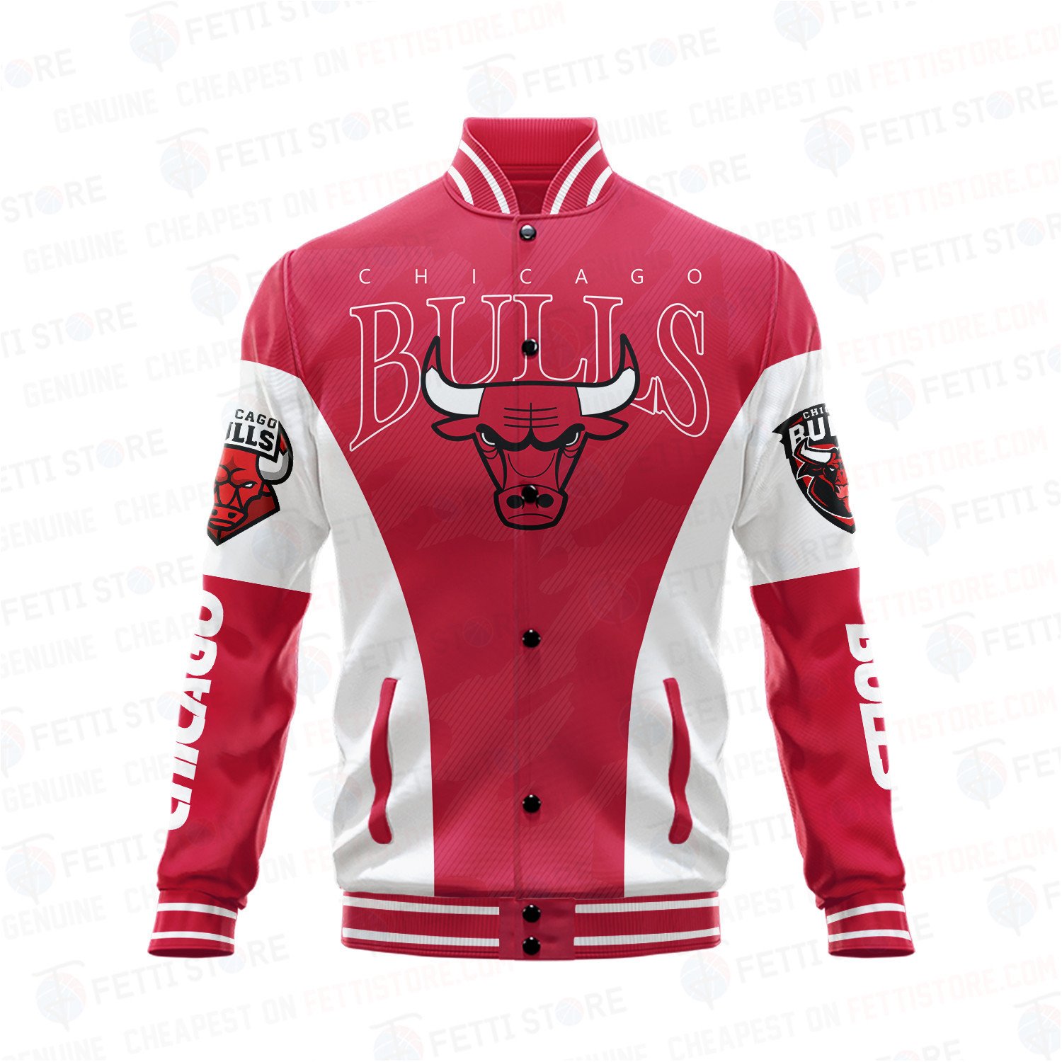 Chicago Bulls National Basketball Association Varsity Jacket SH1 V7