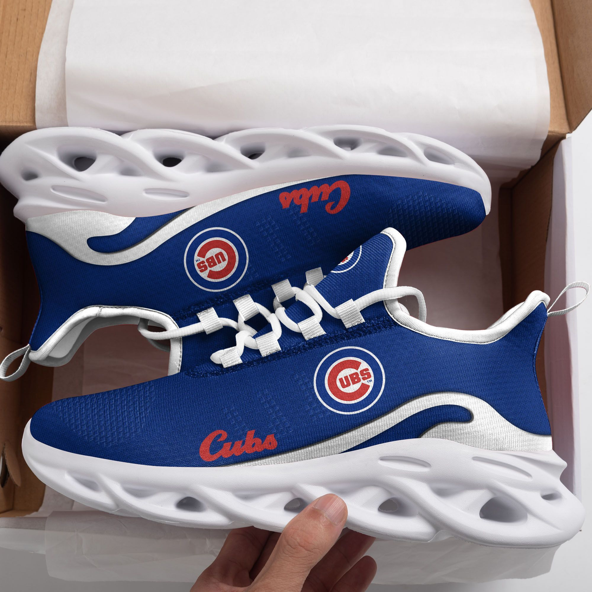 Chicago Cubs   D Printed  Max Soul Clunky Sneaker Shoes