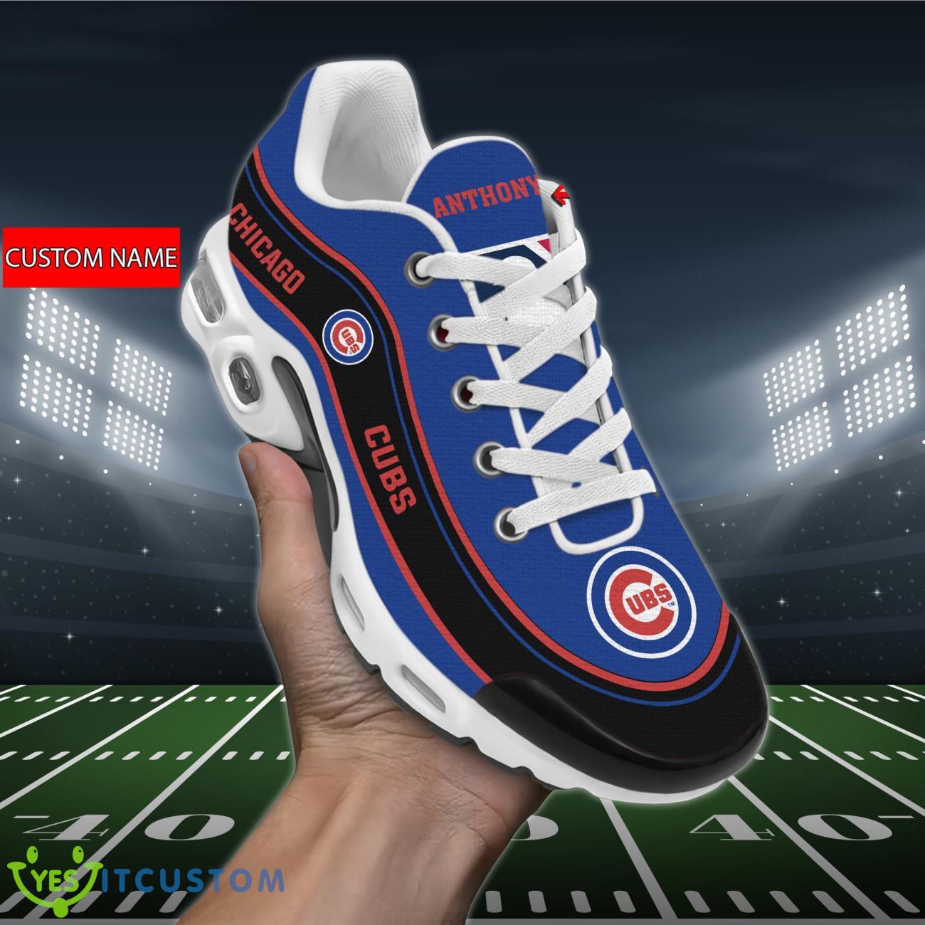 Chicago Cubs MLB Personalized Name Air Cushion Sports Shoes Sneaker KLTNS220228