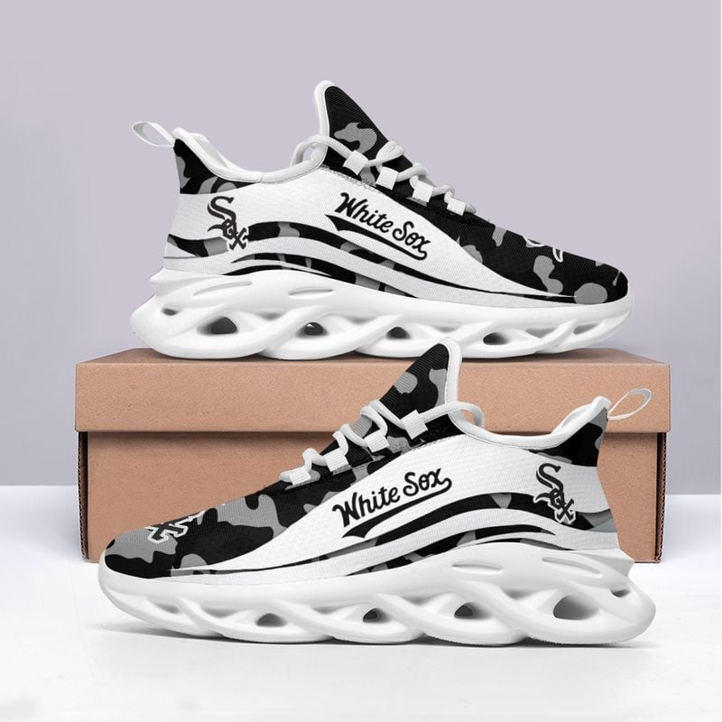 Chicago White Sox Camo Pattern Max Soul Shoes NEW019738