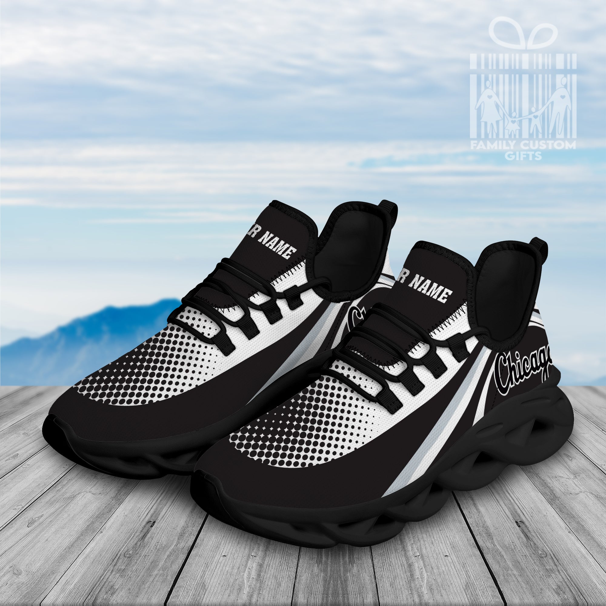 Chicago White Sox Custom Baseball Personalized Max Soul Sneakers Running Sport Shoes for Men Women
