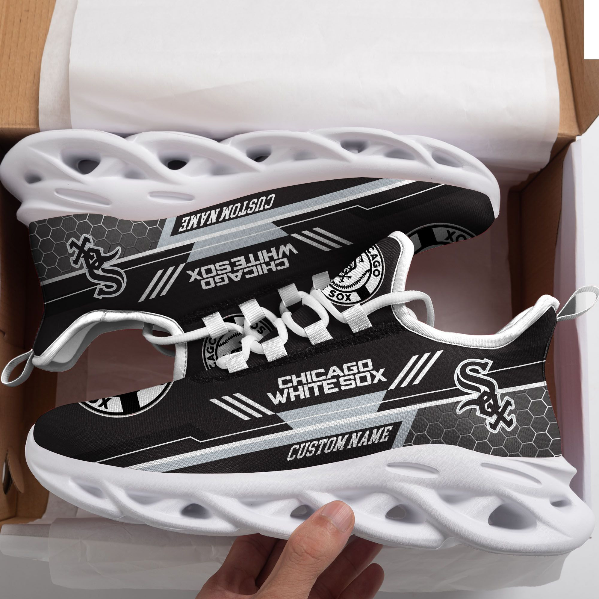 Chicago White Sox Custom Personalized Max Soul Sneakers Running Sports Shoes