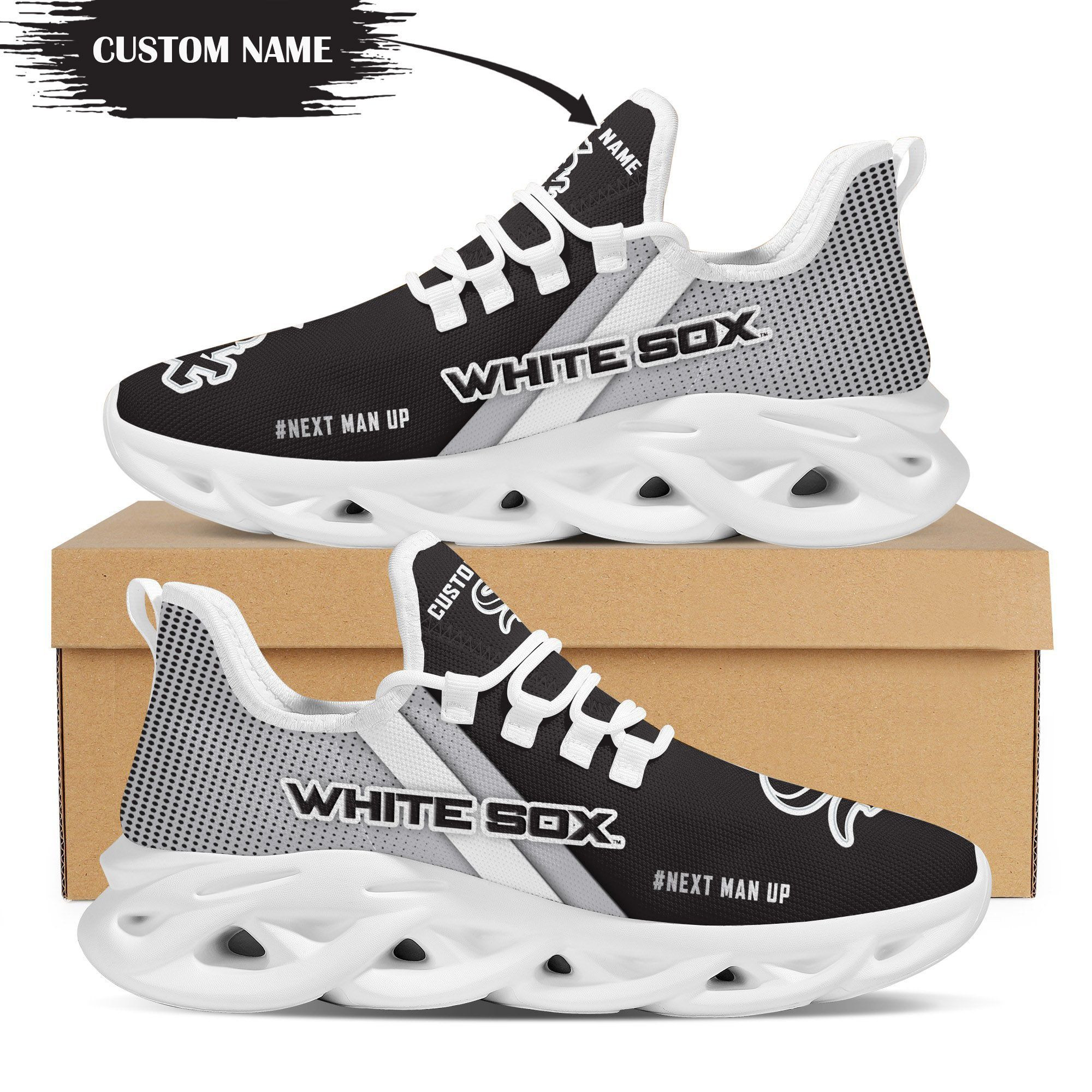 Chicago White Sox Custom Personalized Max Soul Sneakers Shoes