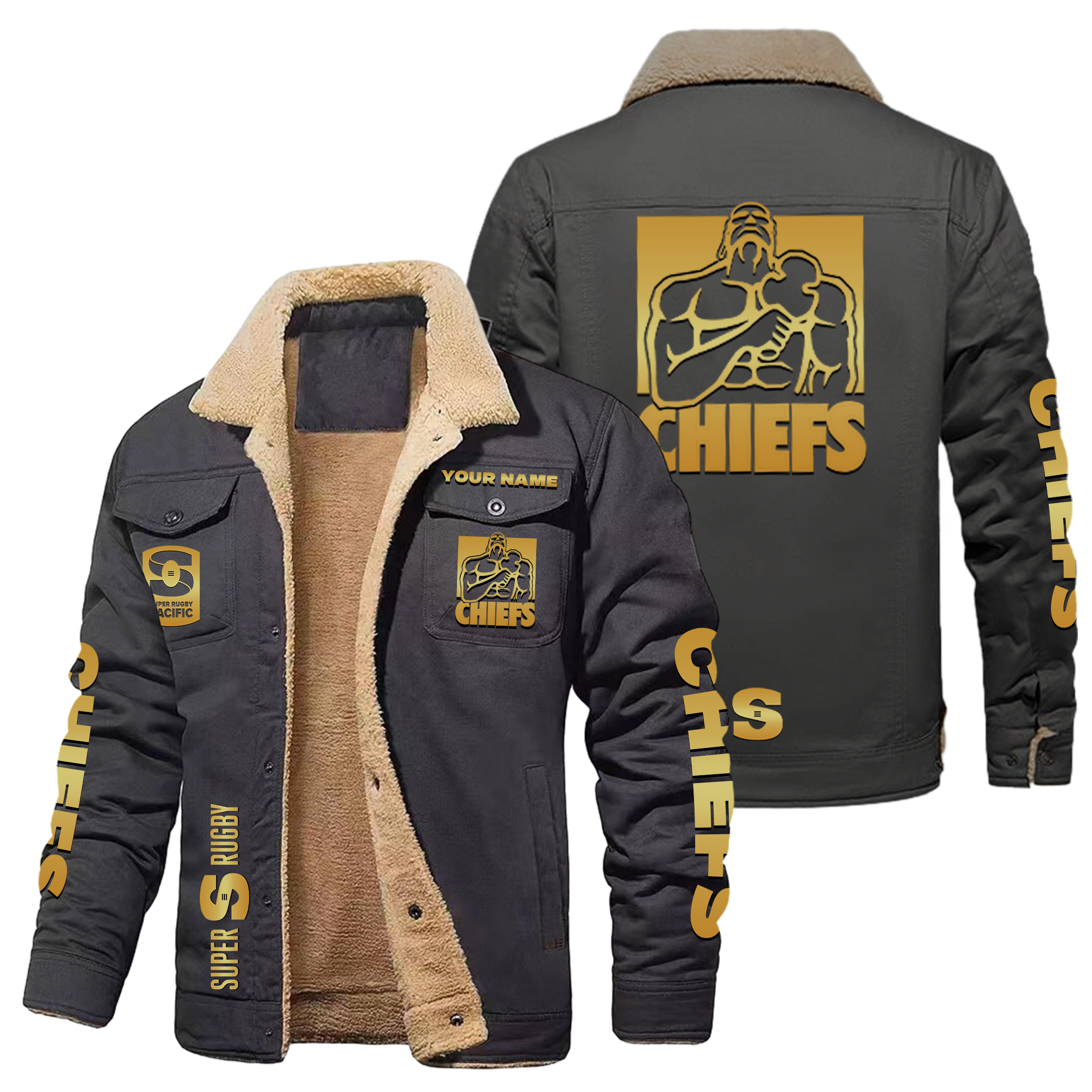 Chiefs Personalized Fleece Casual Jacket Edition