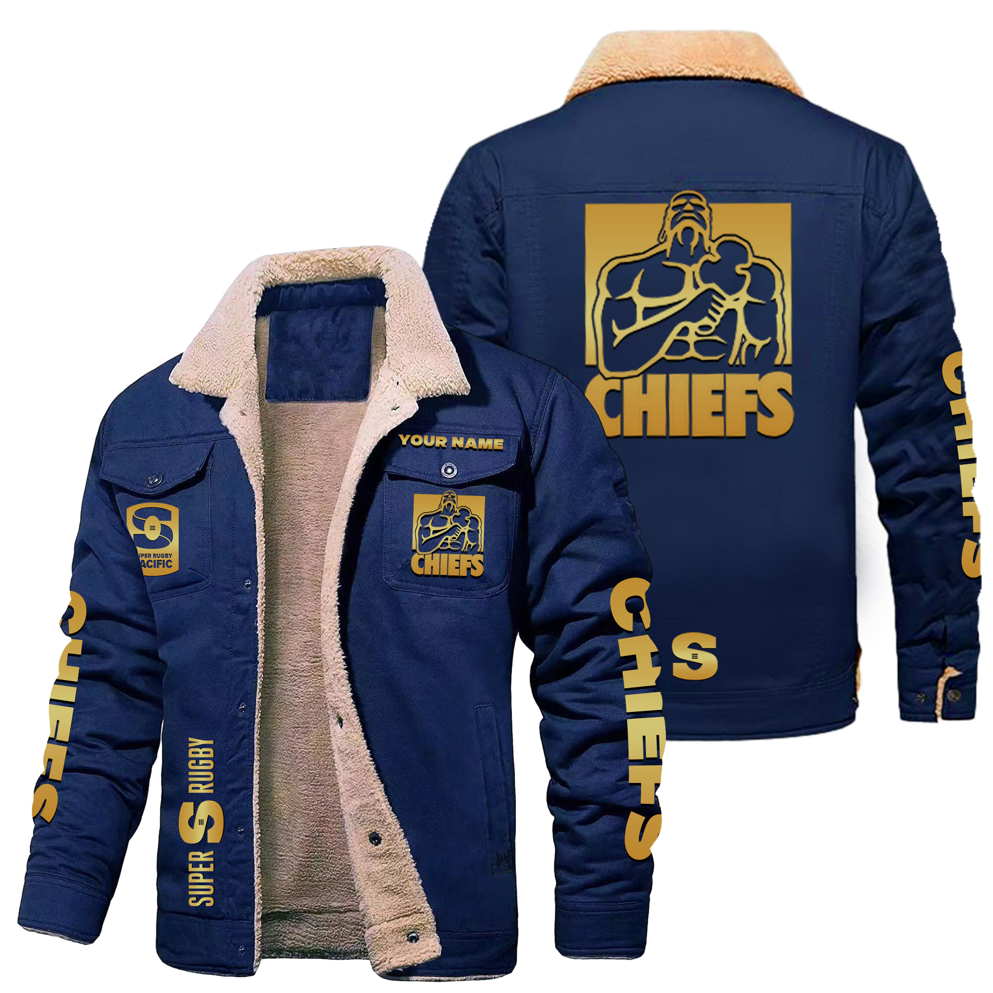 Chiefs Personalized Fleece Casual Jacket Edition