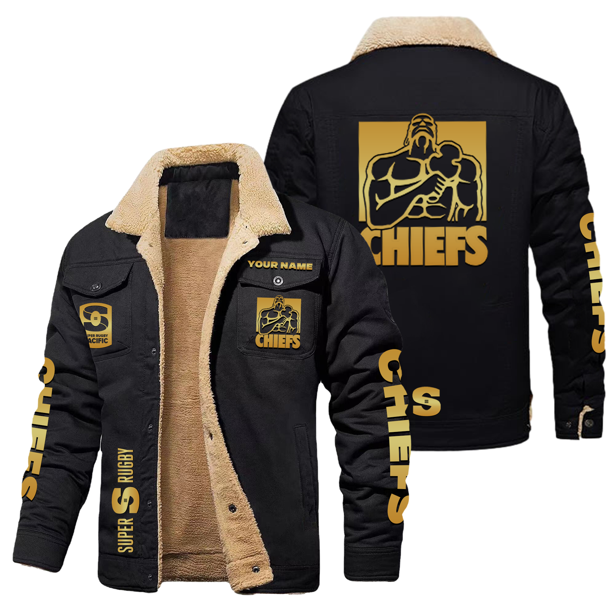 Chiefs Personalized Fleece Casual Jacket Edition