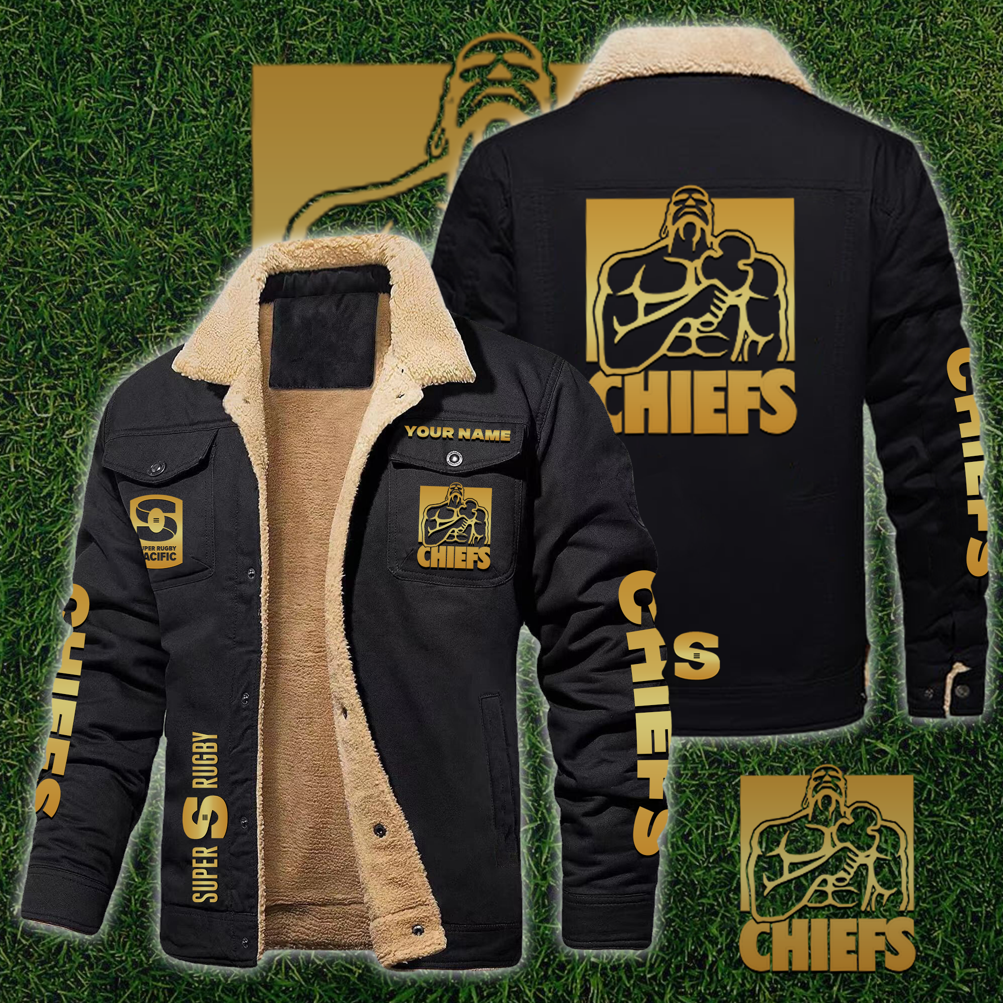 Chiefs Personalized Fleece Casual Jacket Edition