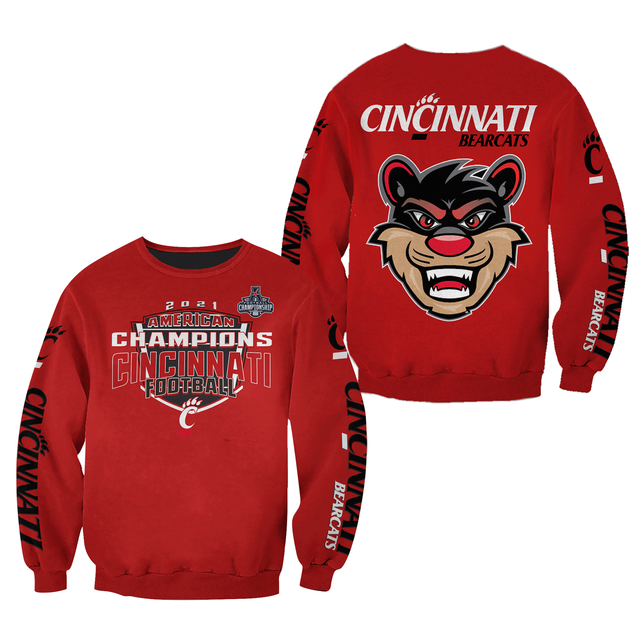 Cincinnati Bearcats CHAMPION 3D SHIRT