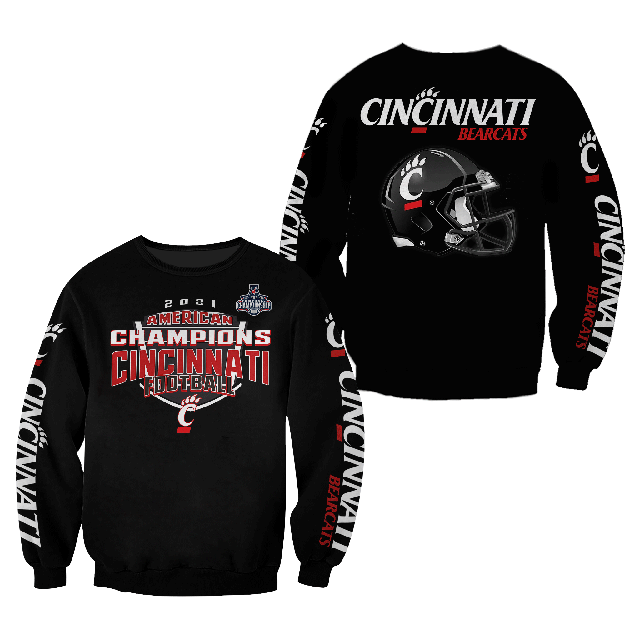 Cincinnati Bearcats CHAMPION 3D SHIRT