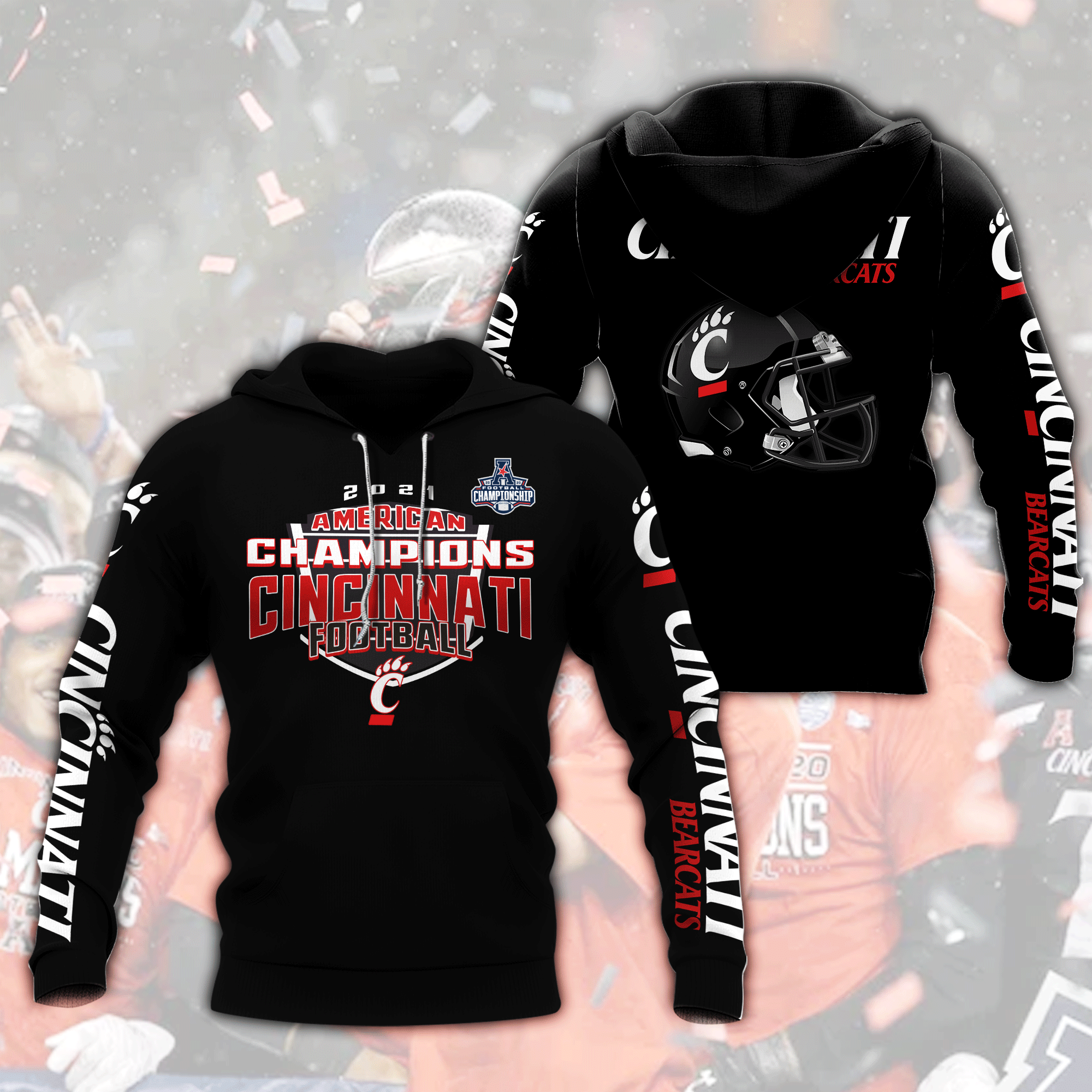 Cincinnati Bearcats CHAMPION 3D SHIRT