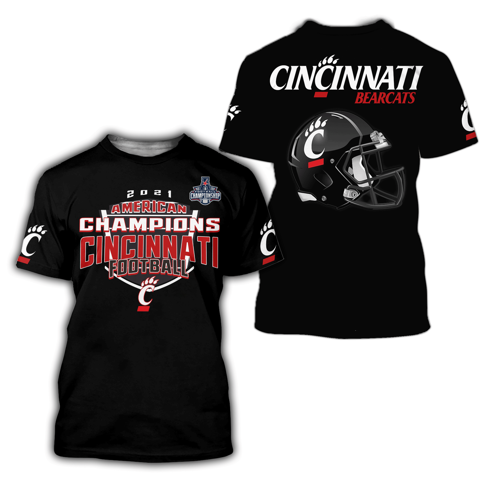 Cincinnati Bearcats CHAMPION 3D SHIRT