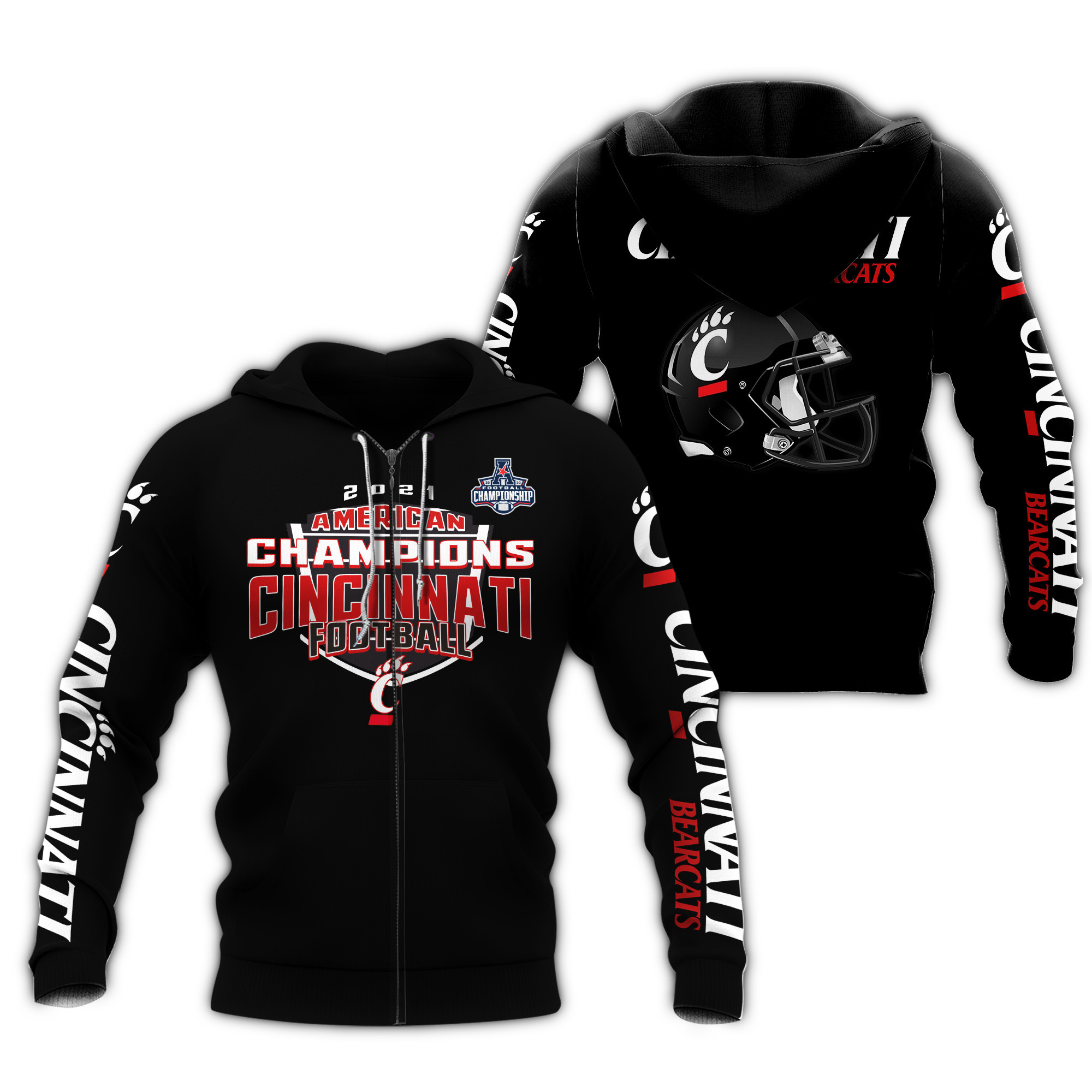 Cincinnati Bearcats CHAMPION 3D SHIRT