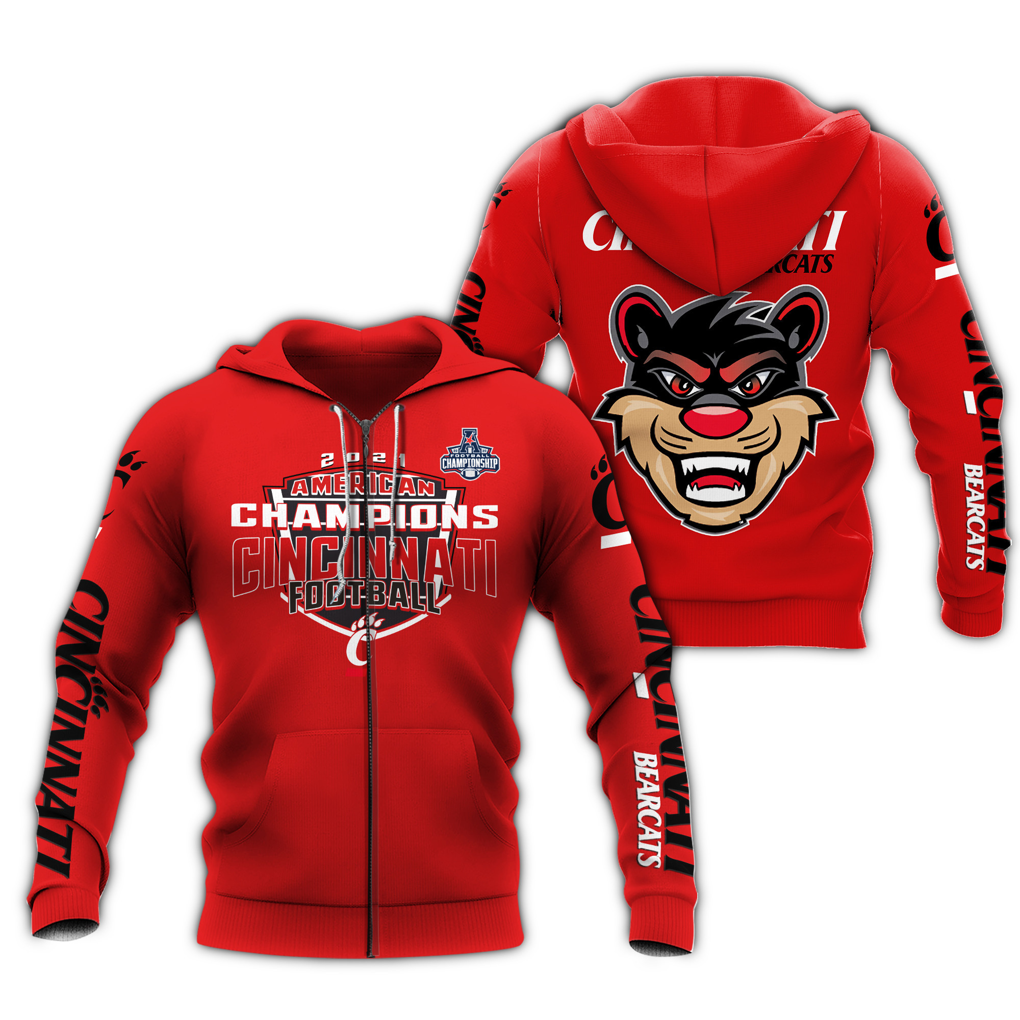 Cincinnati Bearcats CHAMPION 3D SHIRT