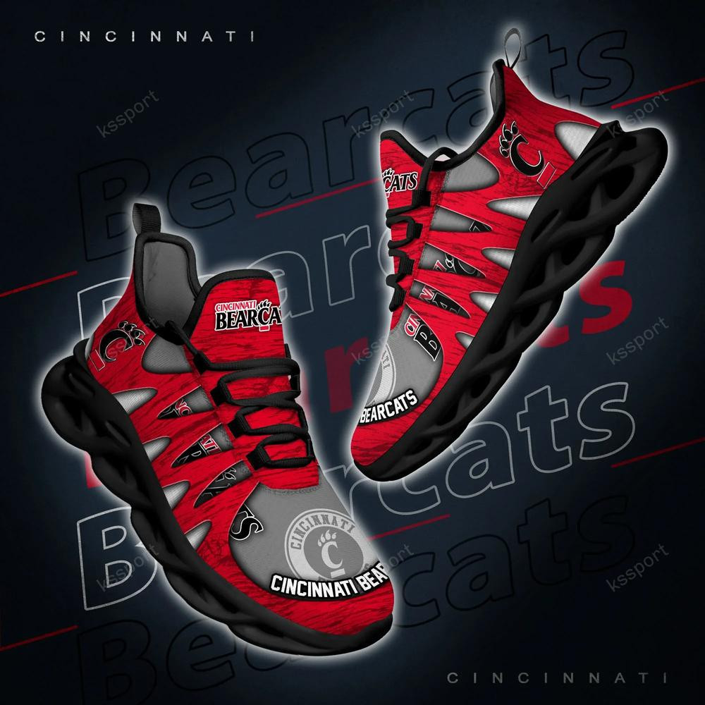 Cincinnati Bearcats Max Soul Shoes, Running Sneakers