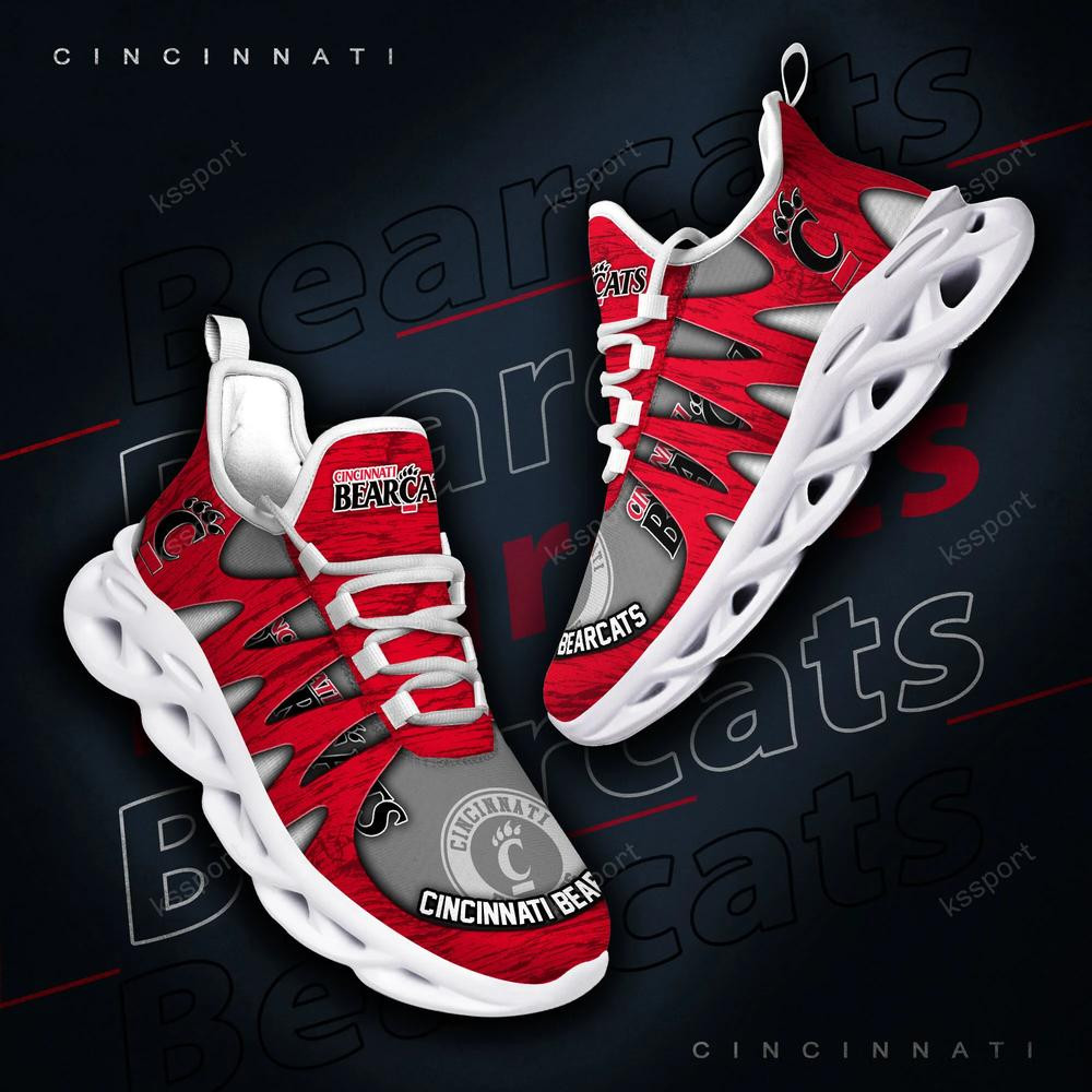 Cincinnati Bearcats Max Soul Shoes, Running Sneakers