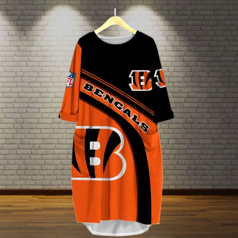 Cincinnati Bengals All Over Print Caftan3383