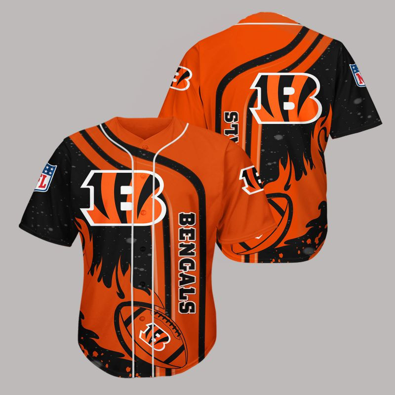 Cincinnati Bengals Baseball Jersey
