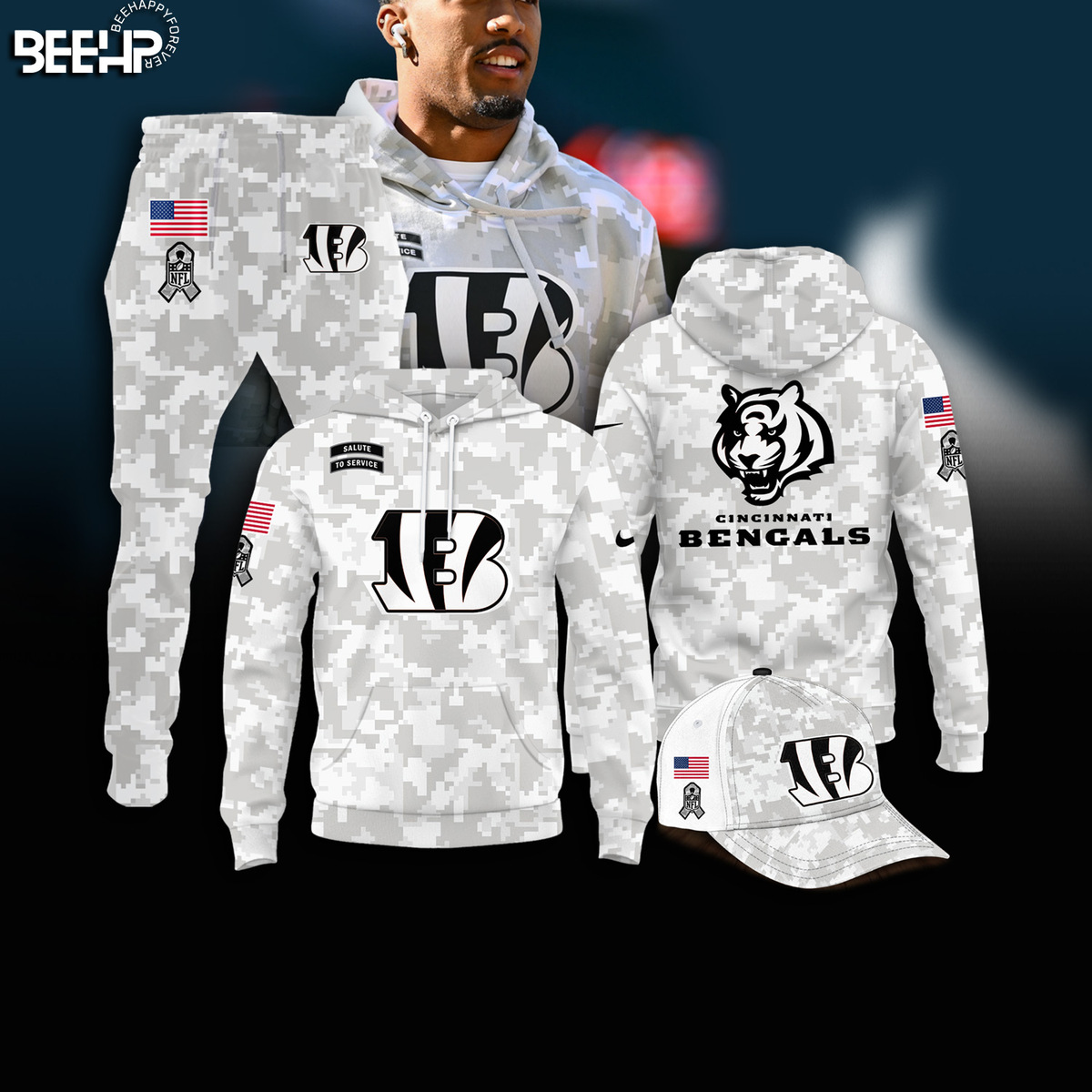 Cincinnati Bengals Camo Salute to Service 