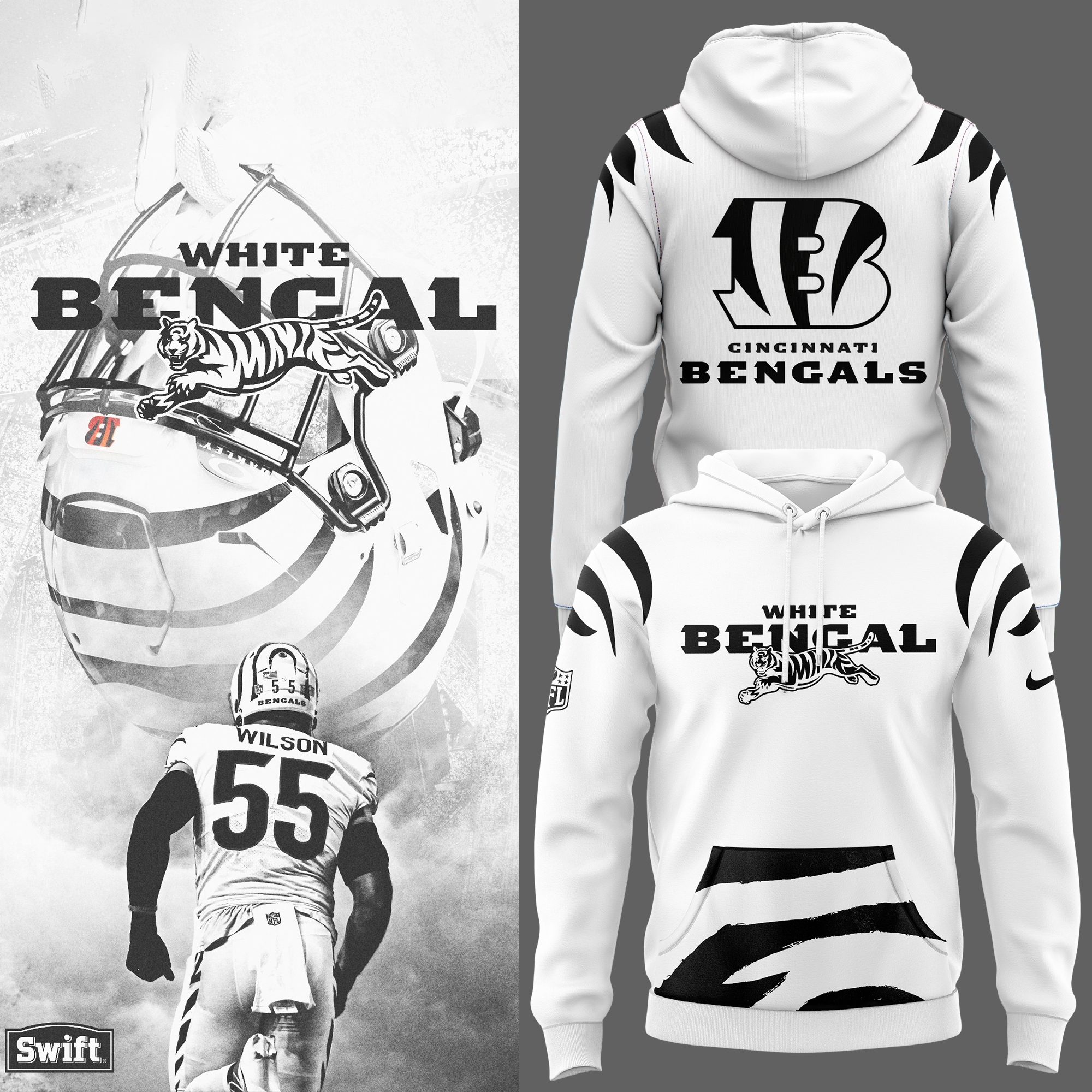 Cincinnati Bengals Hoodie 2024