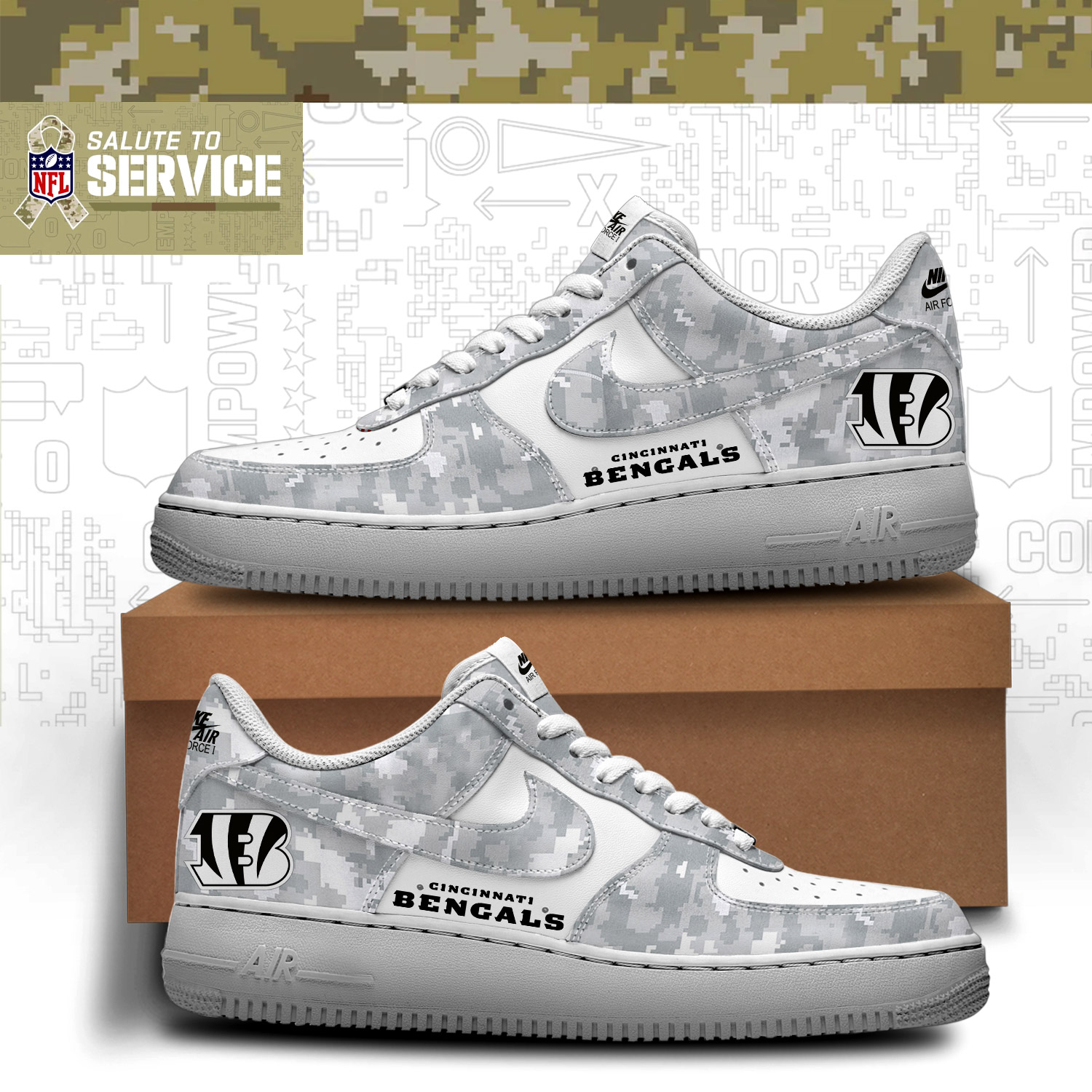 Cincinnati Bengals MH Salute to Service Shoes