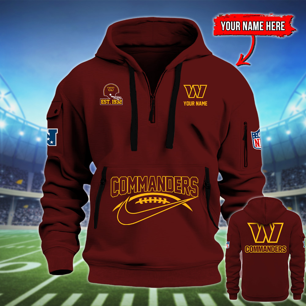 CJQNVM12319 Washington Commanders Heavy Hoodie