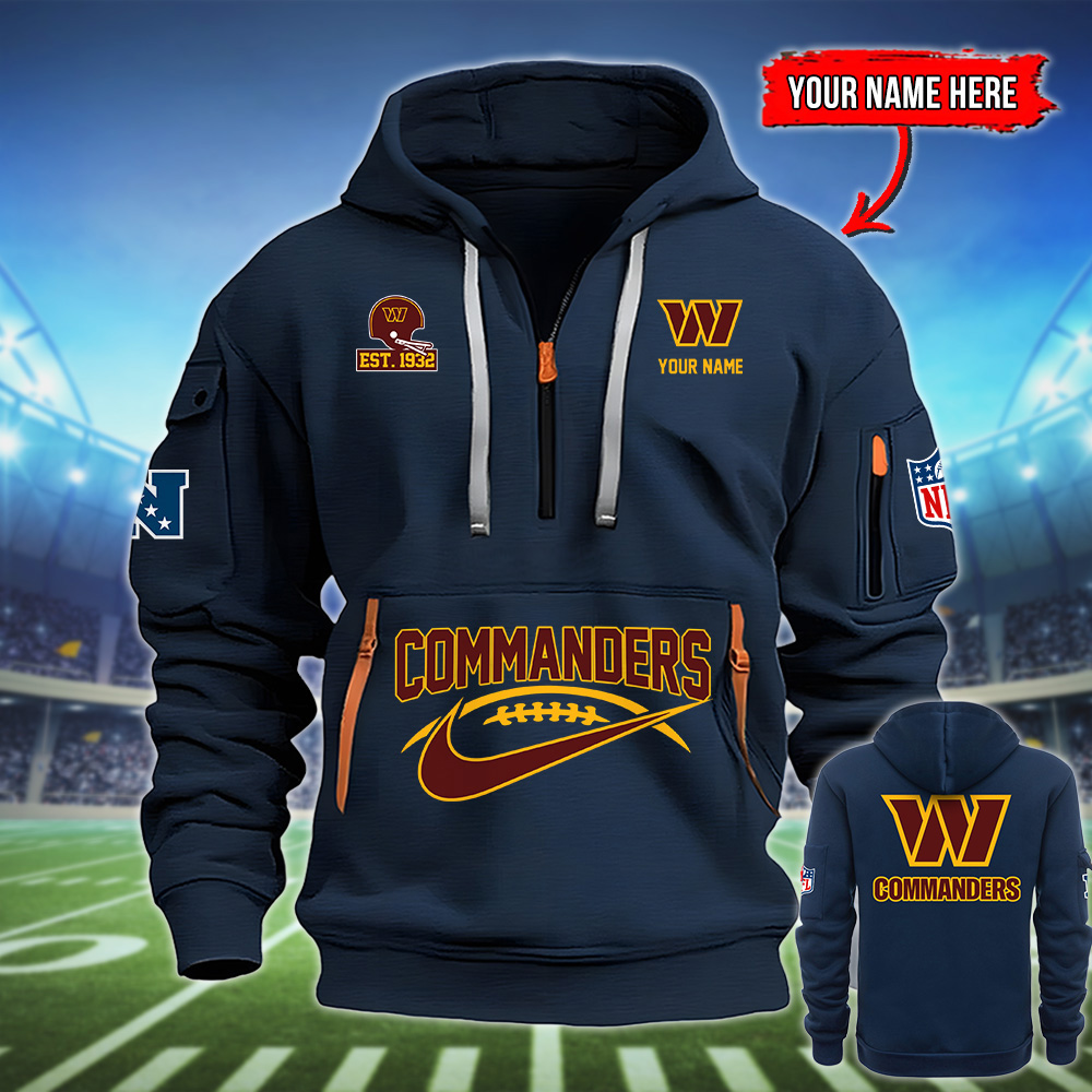 CJQNVM12319 Washington Commanders Heavy Hoodie