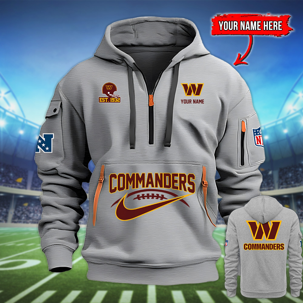 CJQNVM12319 Washington Commanders Heavy Hoodie