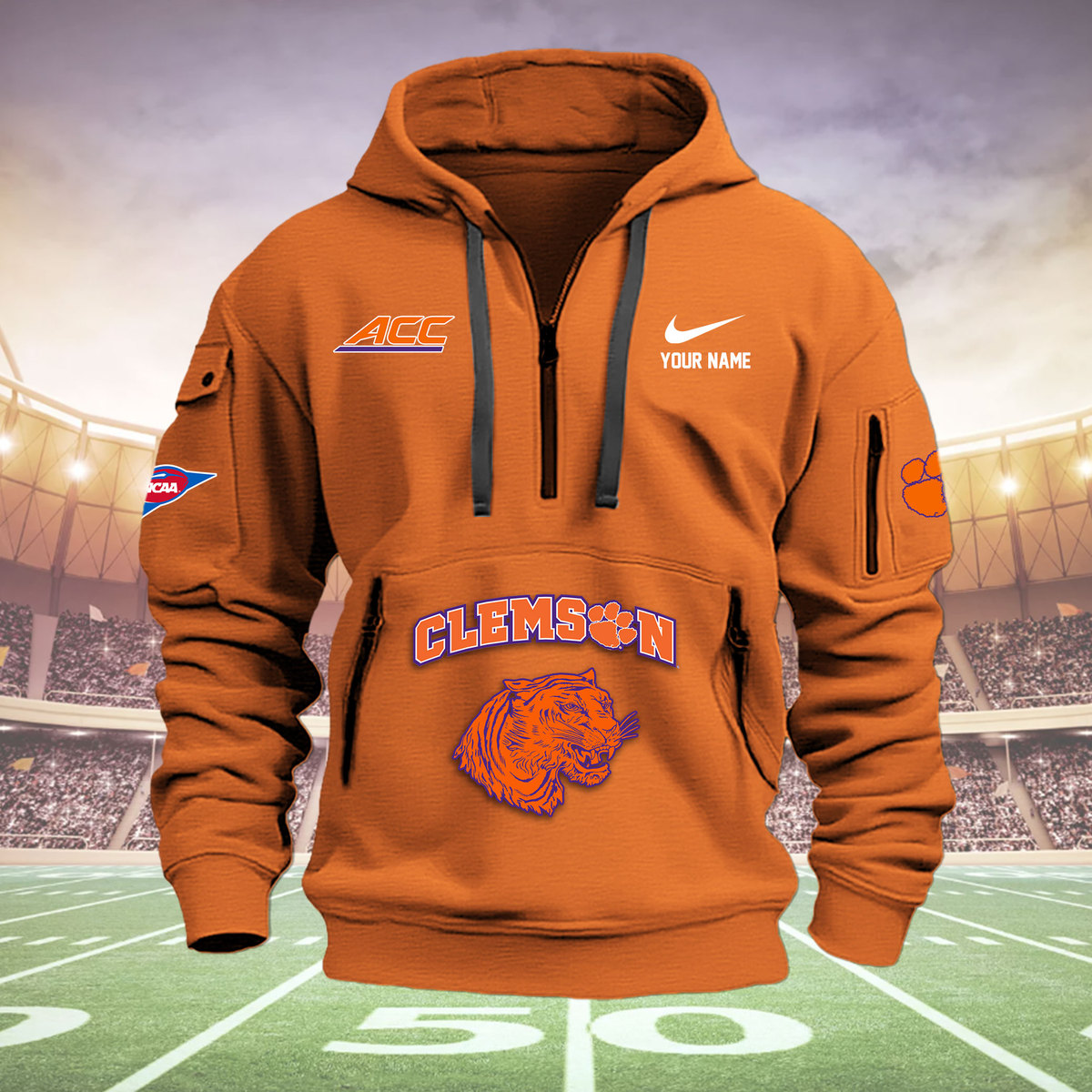 clemson tigers football Heavy Hoodie