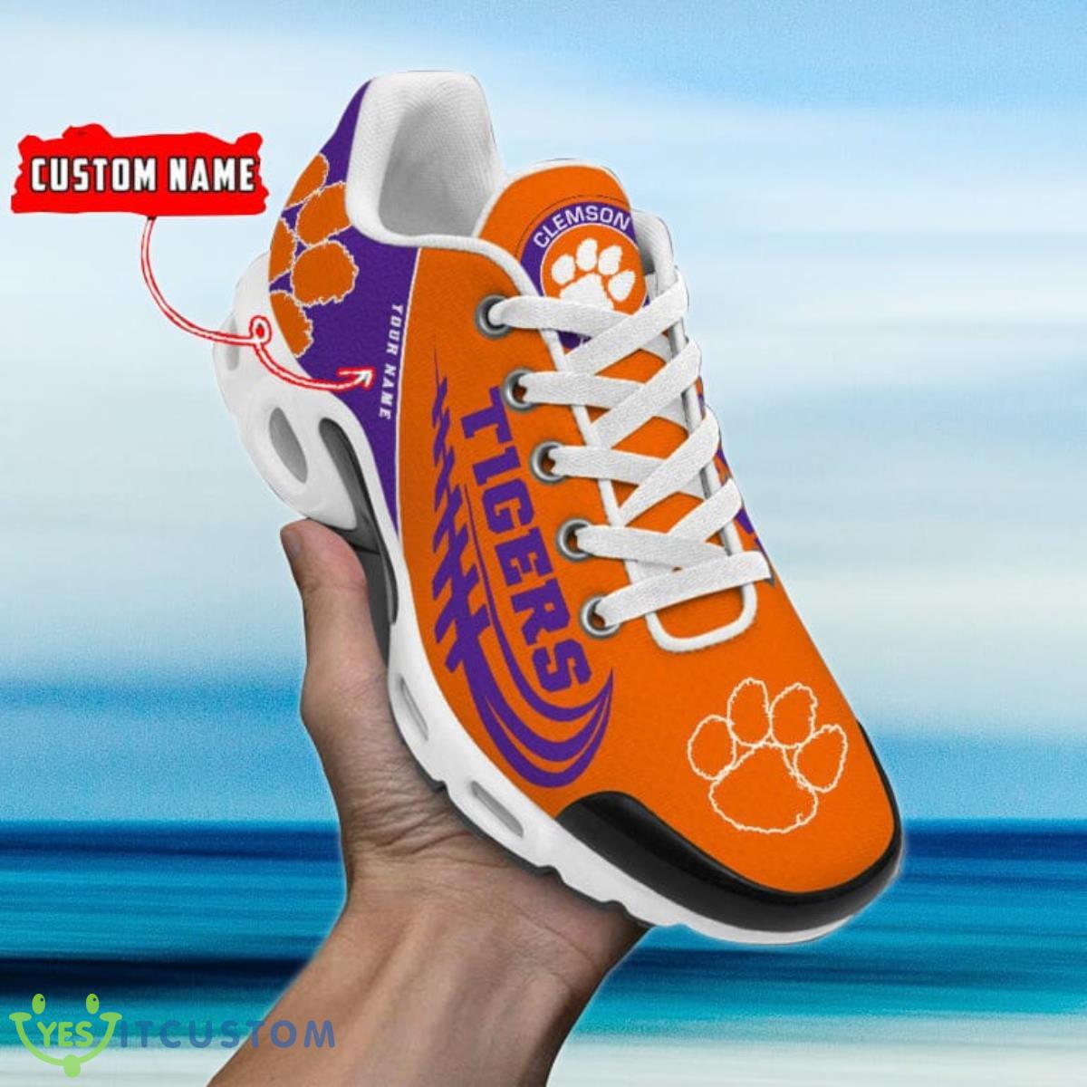 Clemson Tigers Personalized Name Air Cushion Sports Shoes Sneaker KLTNS220235
