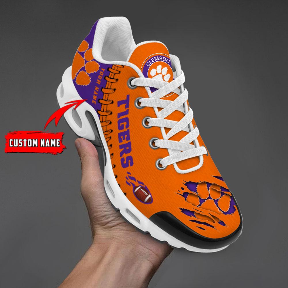 Clemson Tigers Personalized Name Air Cushion Sports Shoes Sneaker KLTNS220605