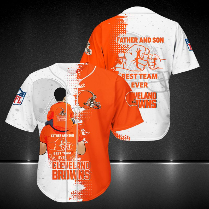 Cleveland Browns Baseball Jersey