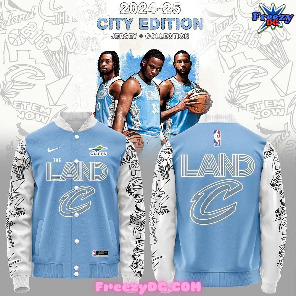 Cleveland Cavaliers City Edition 2024- Baseball Jacket