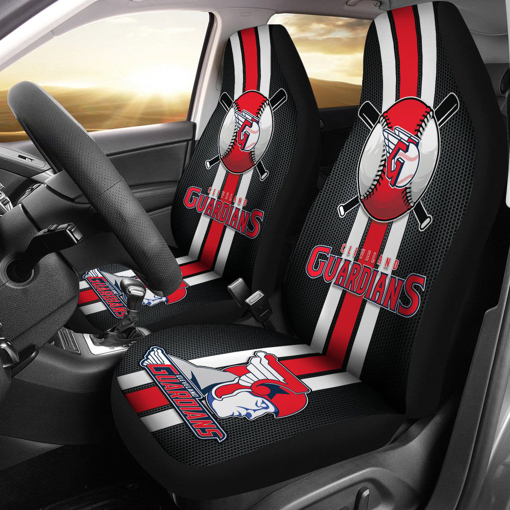 Cleveland Guardians Car Seat Covers MBL Baseball Ph220914-08