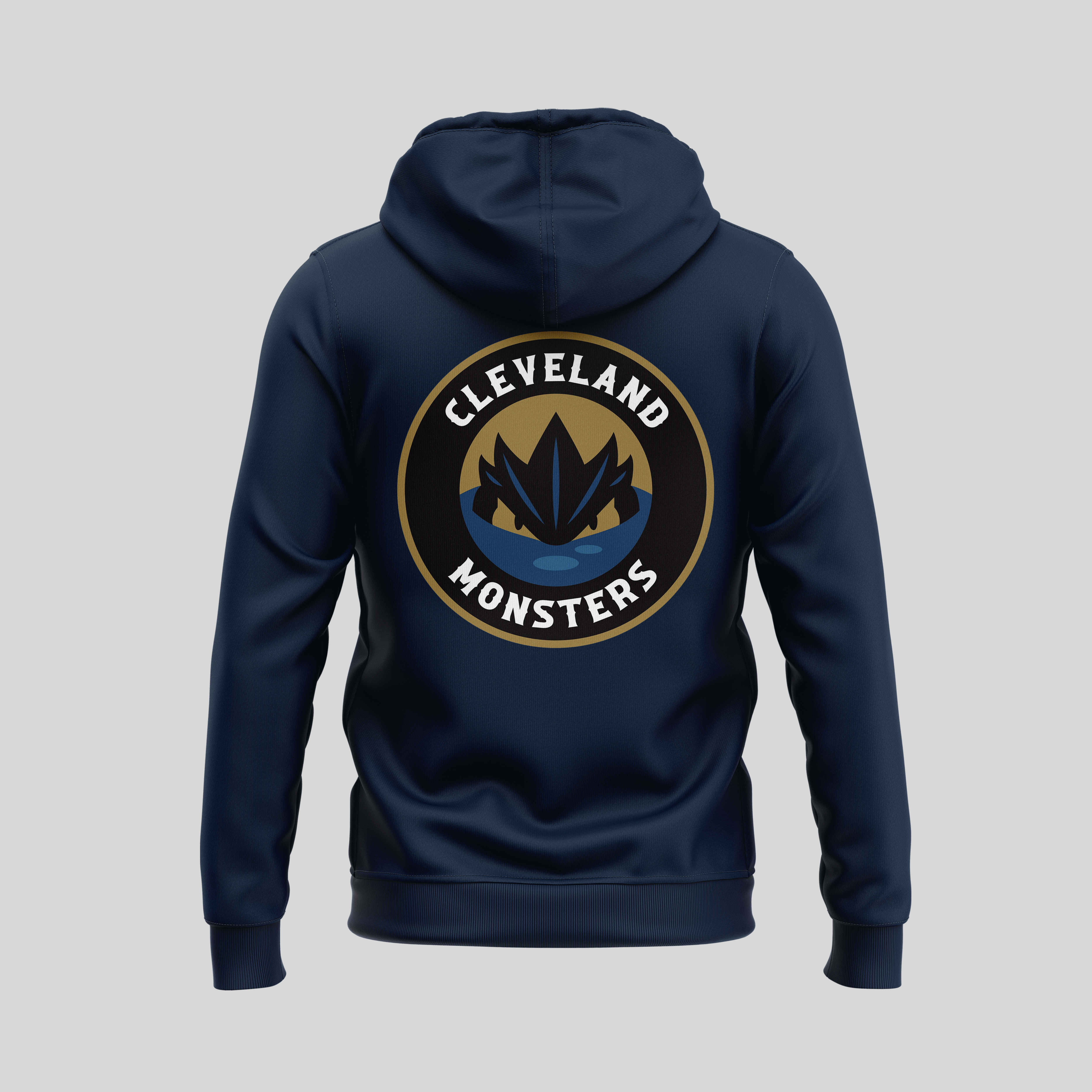 Cleveland Monsters Hockey Custom Name And Number Hoodie
