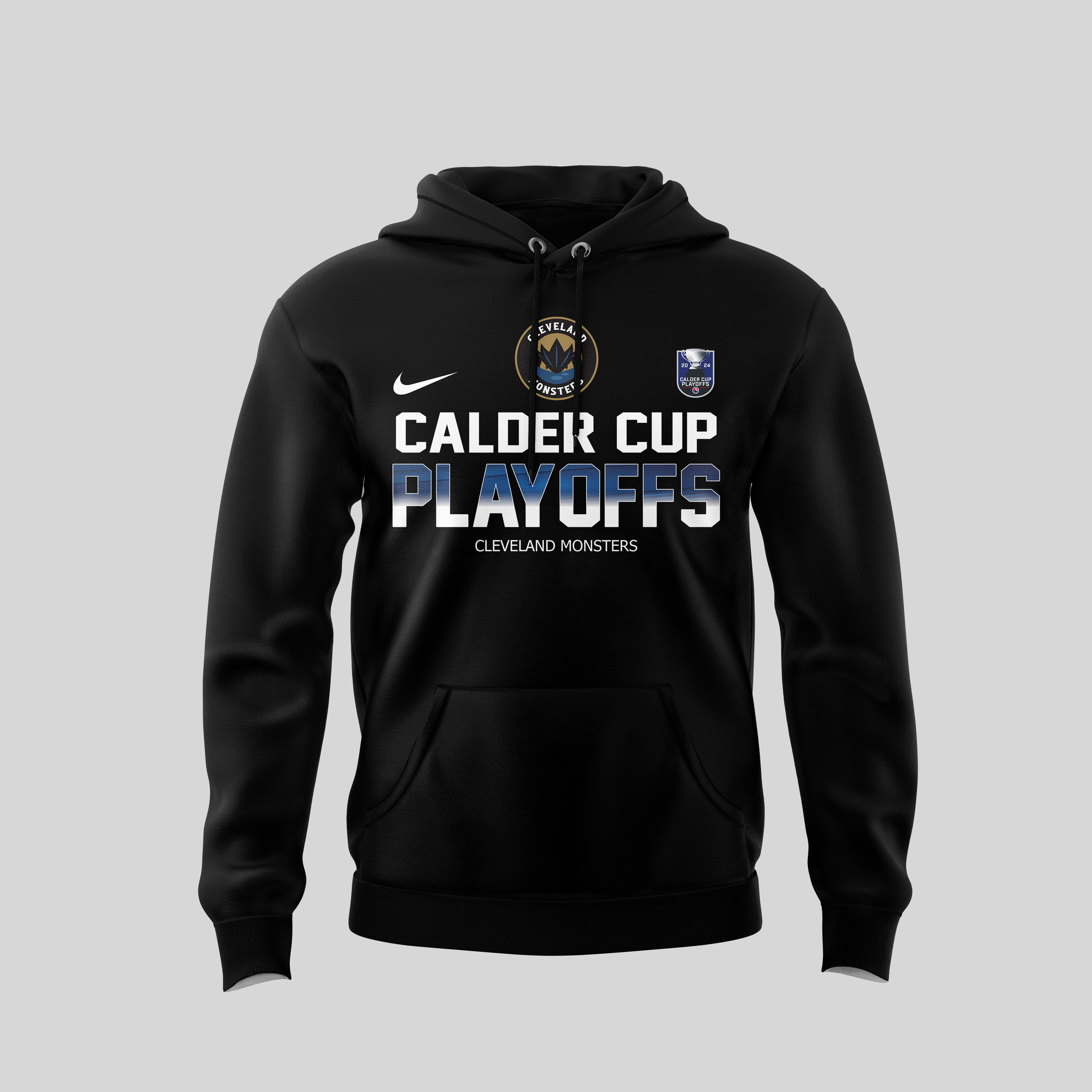 Cleveland Monsters Hockey Custom Name And Number Hoodie