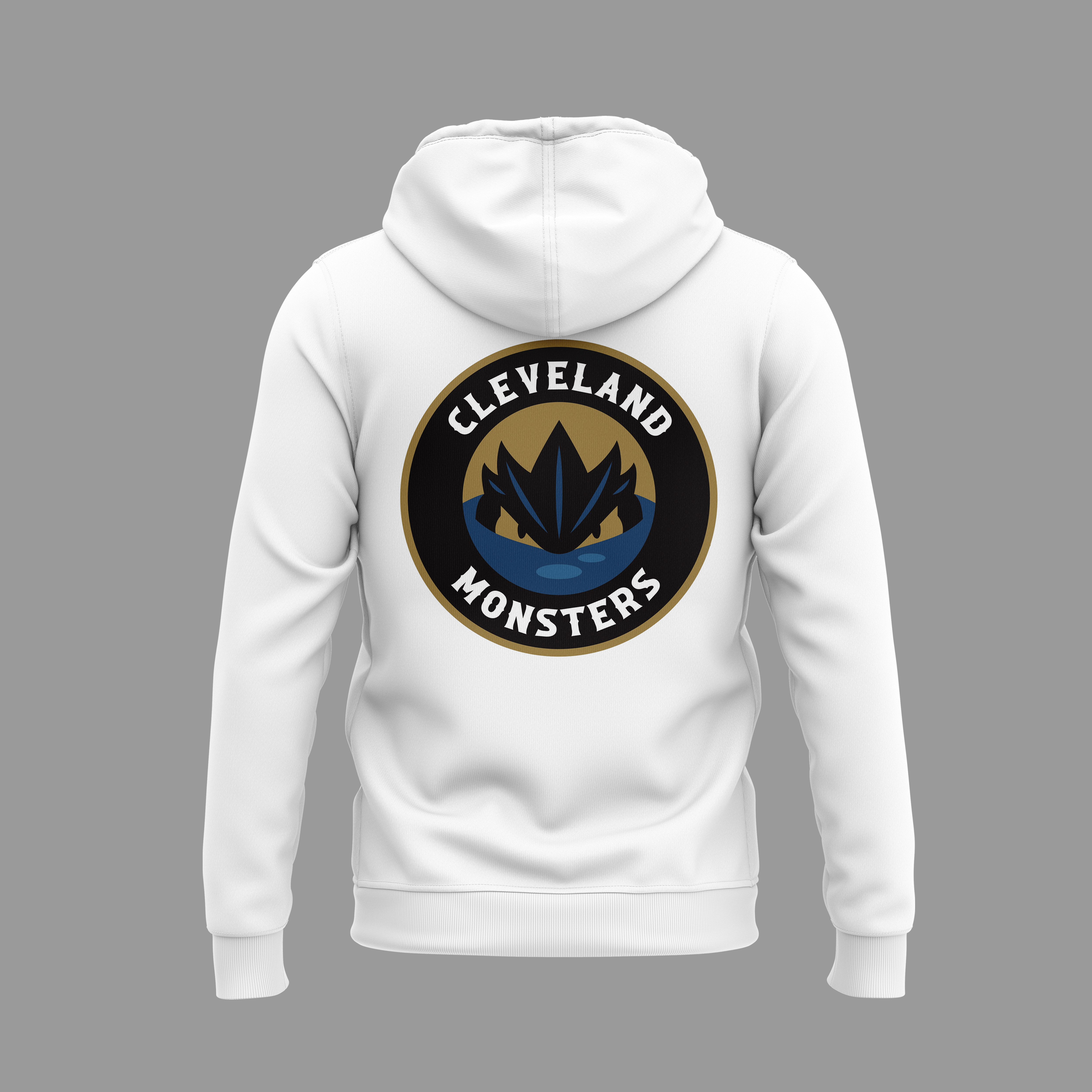 Cleveland Monsters Hockey Custom Name And Number Hoodie