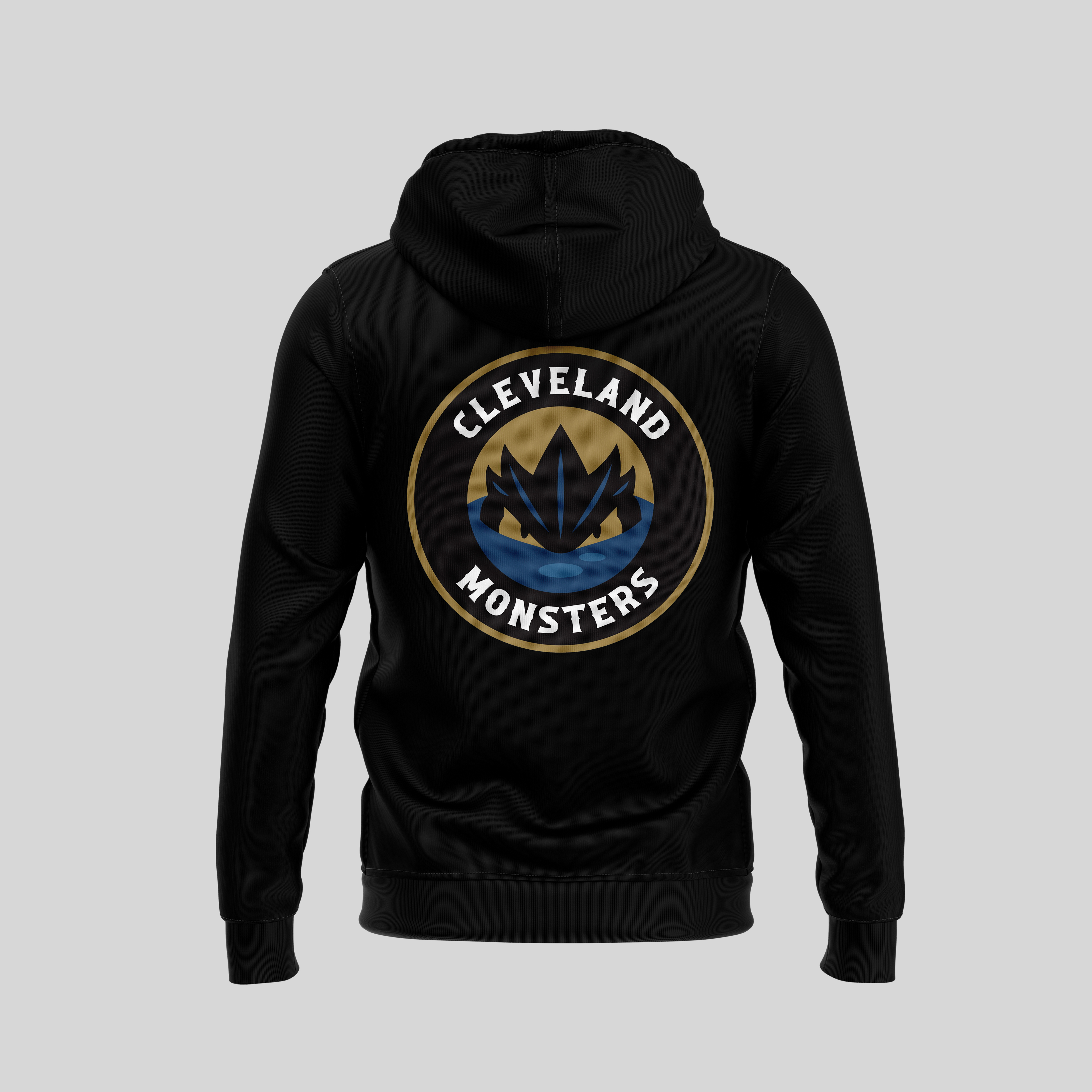 Cleveland Monsters Hockey Custom Name And Number Hoodie