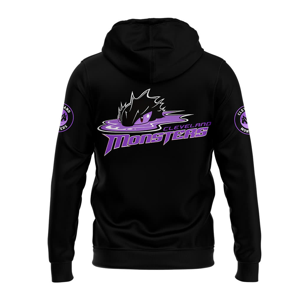 Cleveland Monsters Hockey Fight Cancer Hoodie