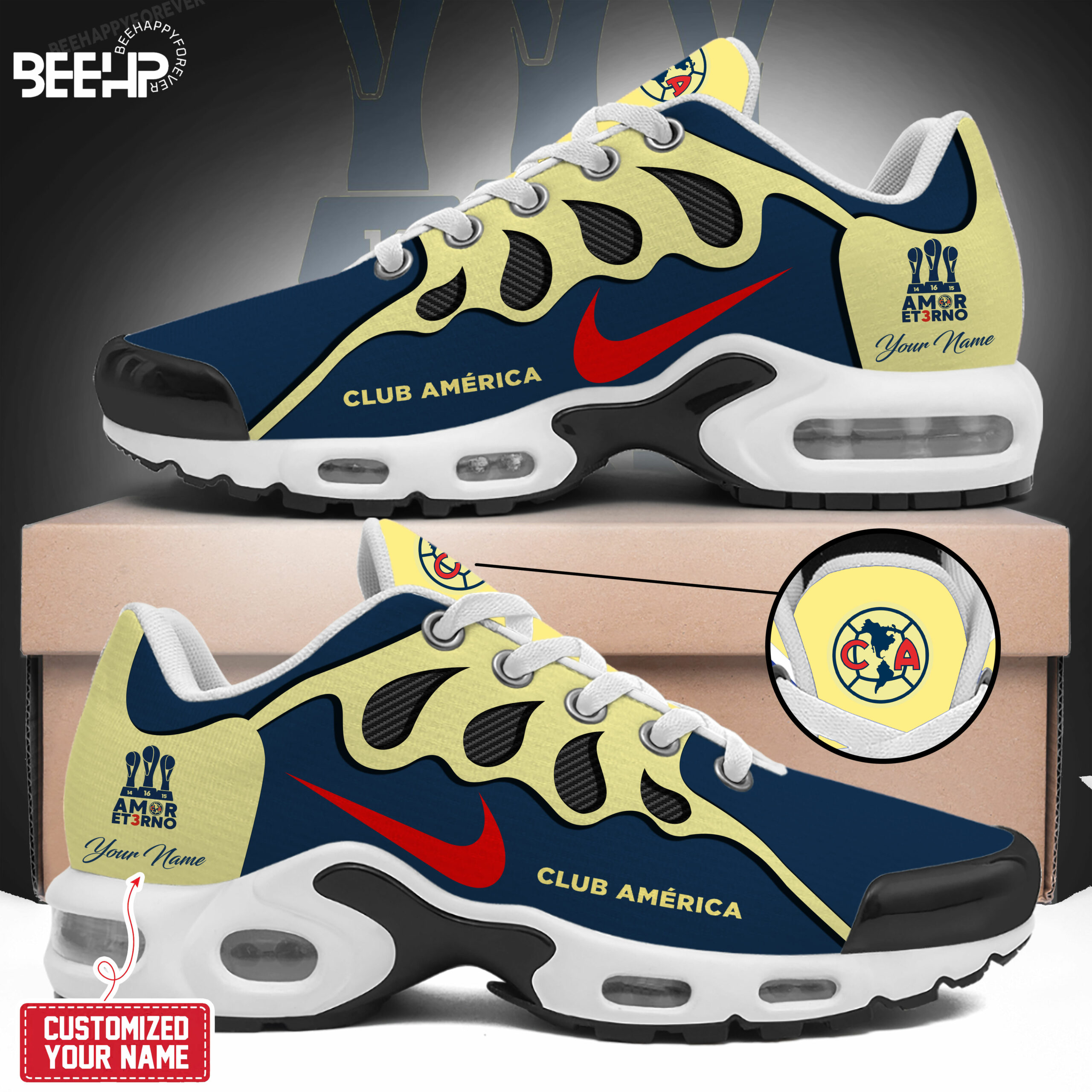 Club America tricampeon New Shoes