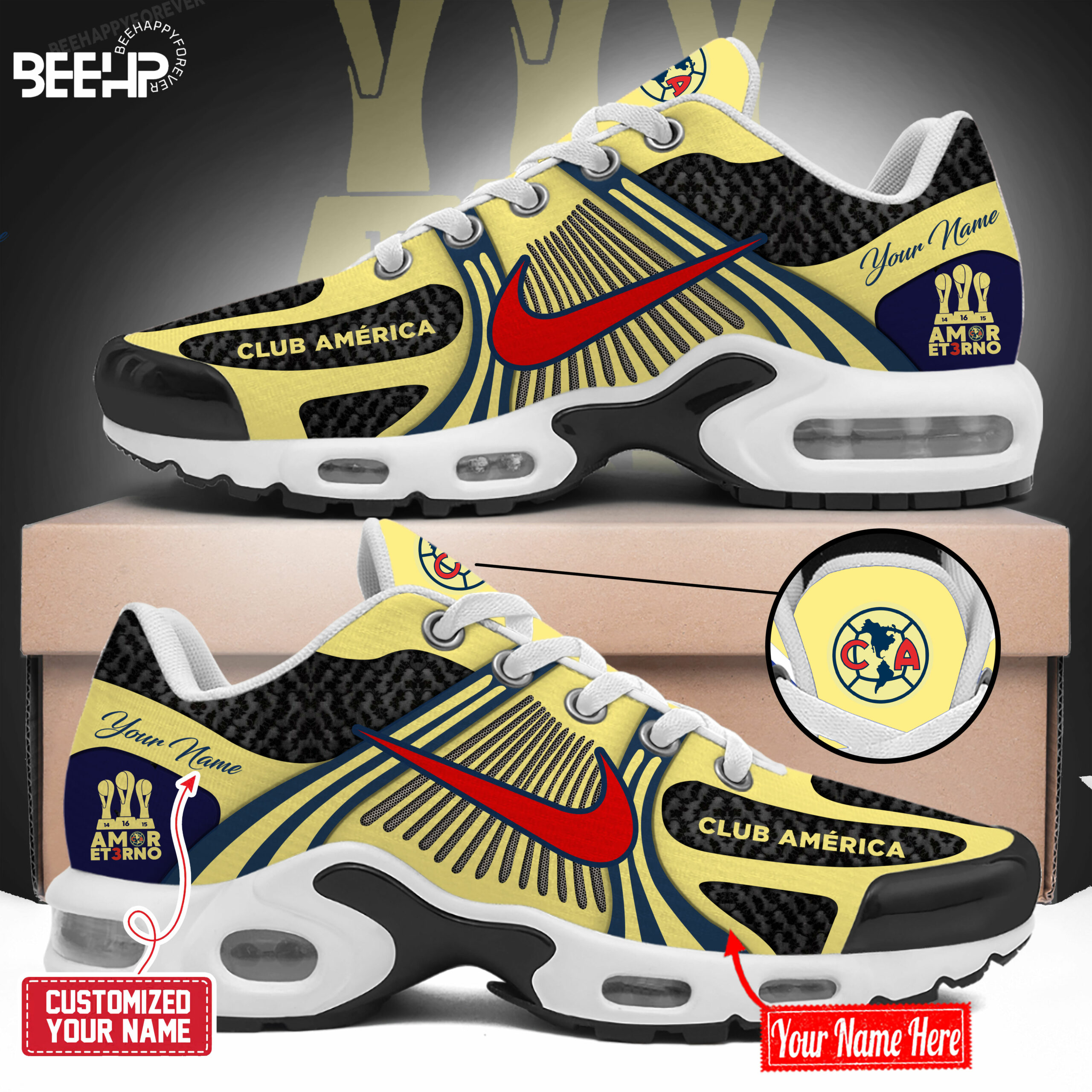 Club America tricampeon New Shoes