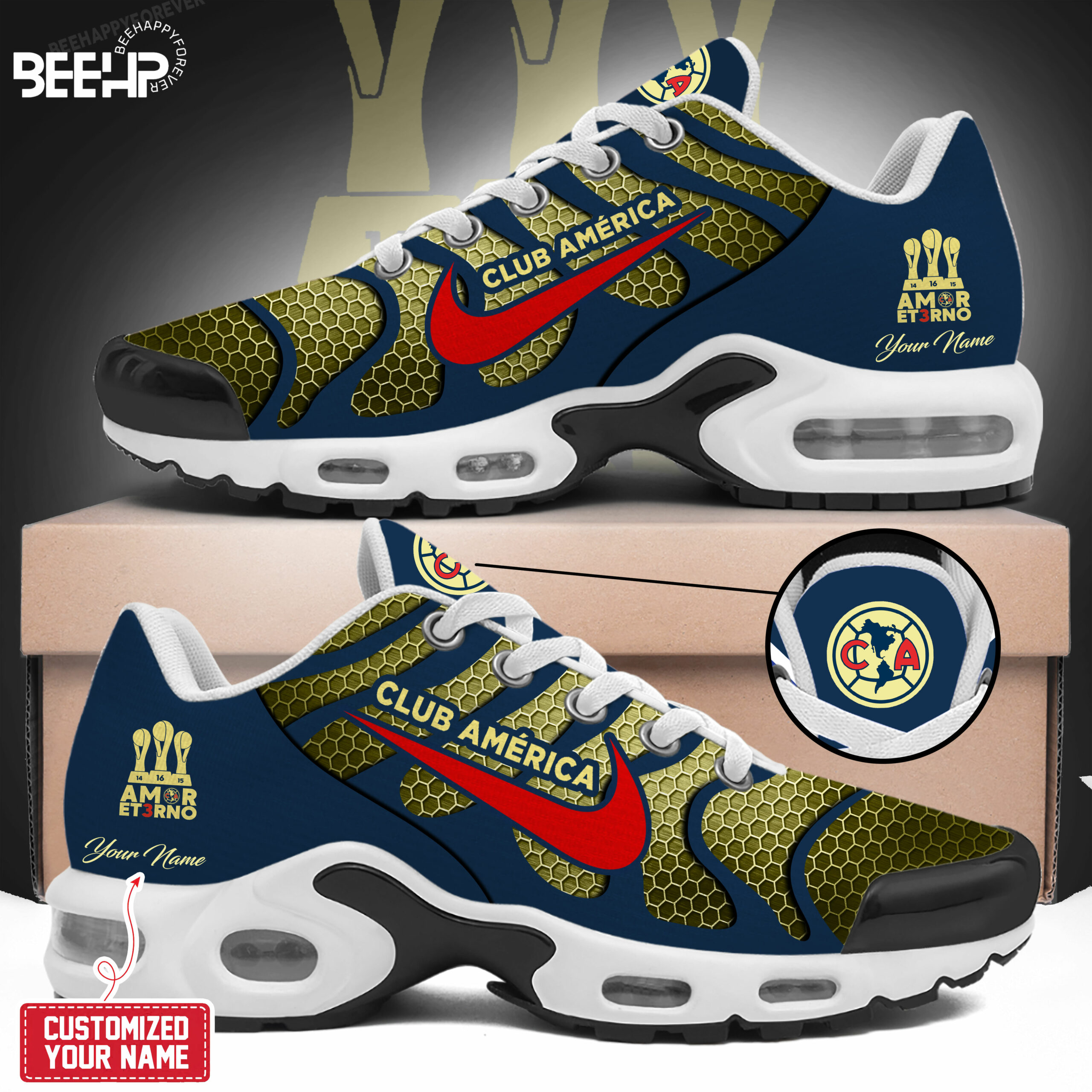 Club America tricampeon New Shoes