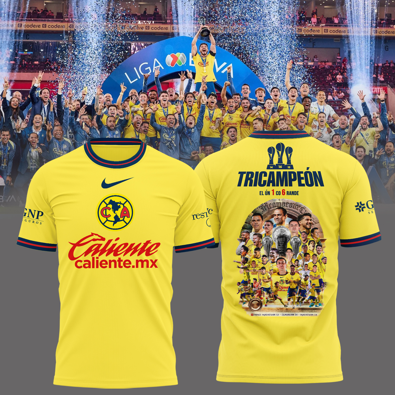 Club America tricampeon Shirt