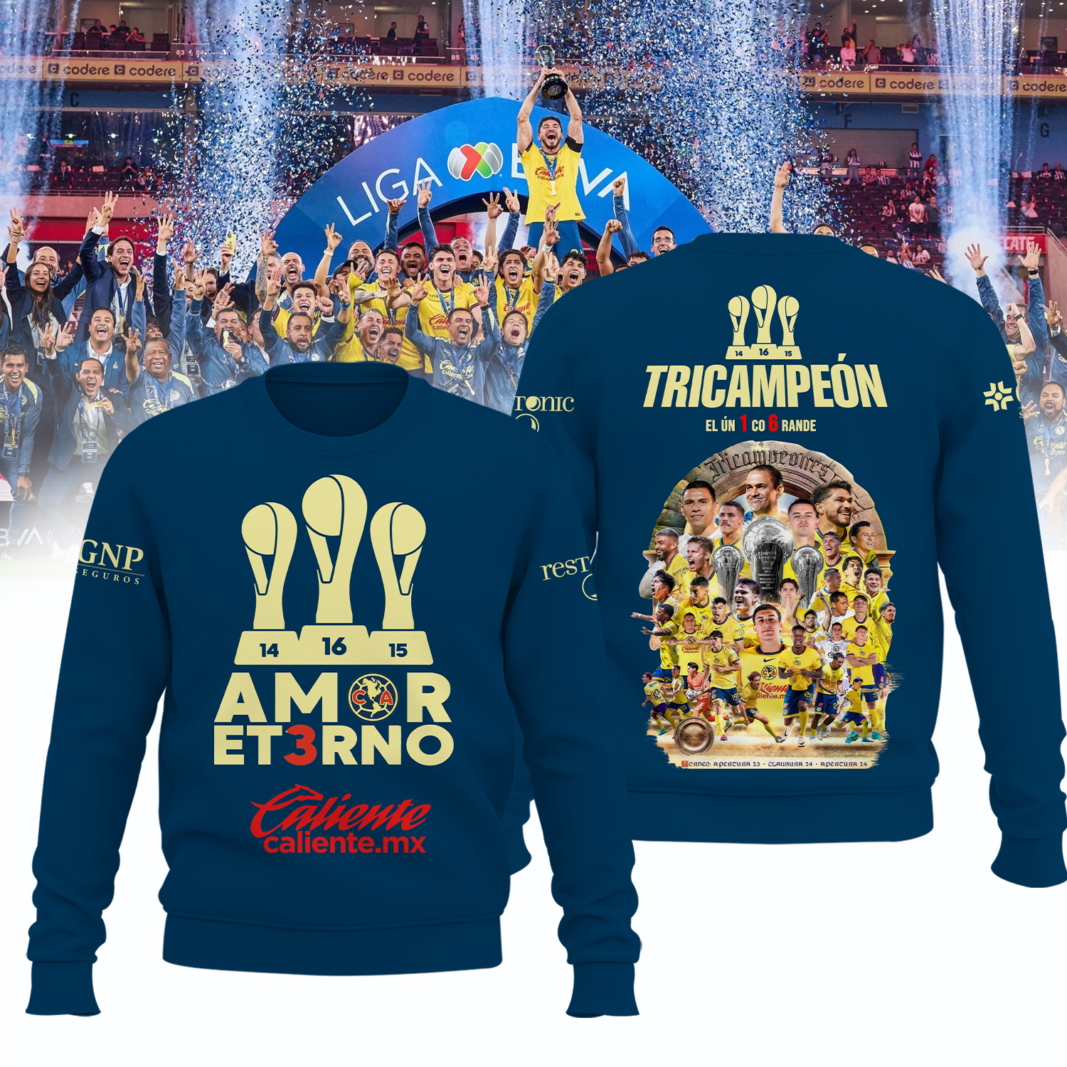 Club America tricampeon Shirt