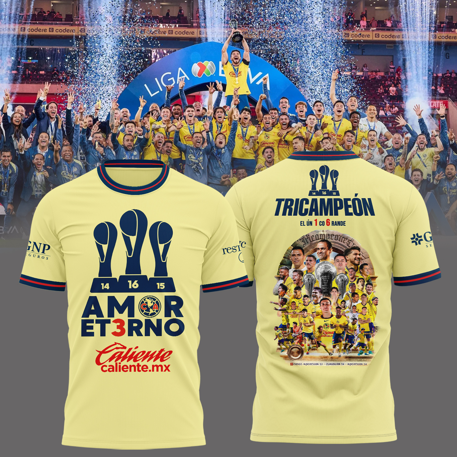 Club America tricampeon Shirt