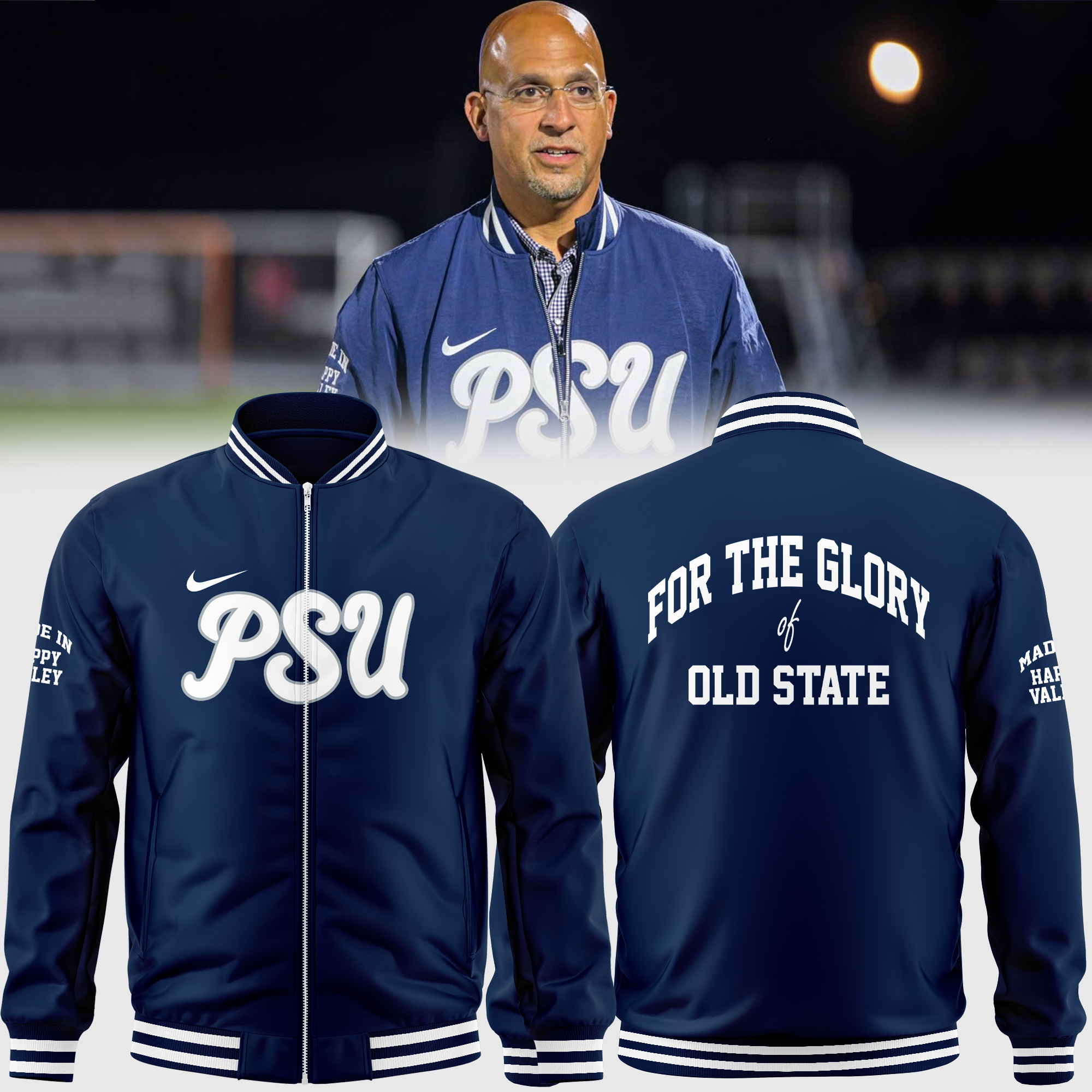Coach James Franklin Zip Bomber