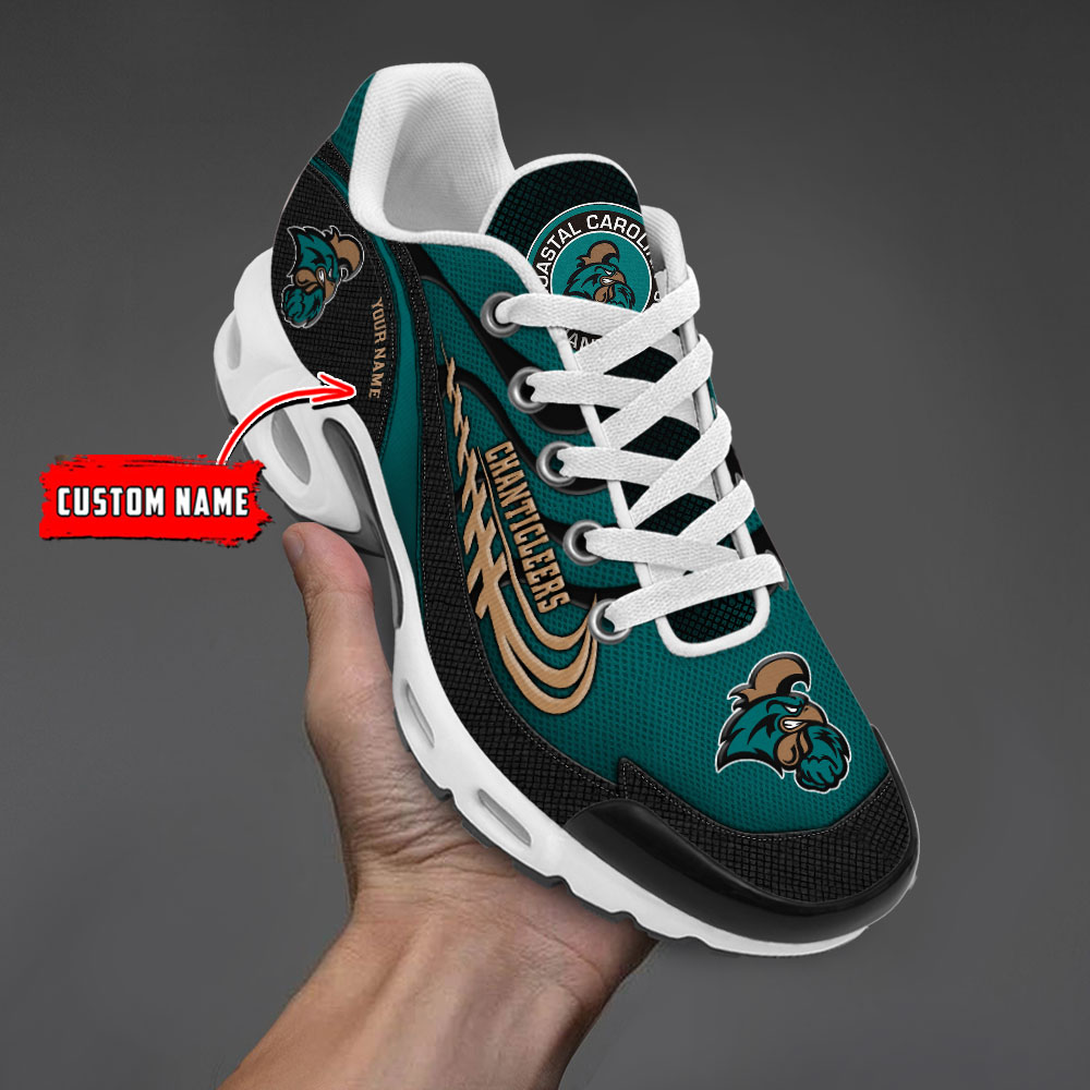 Coastal Carolina Chanticleers Personalized Name Air Cushion Sports Shoes Sneaker KLTNS220520