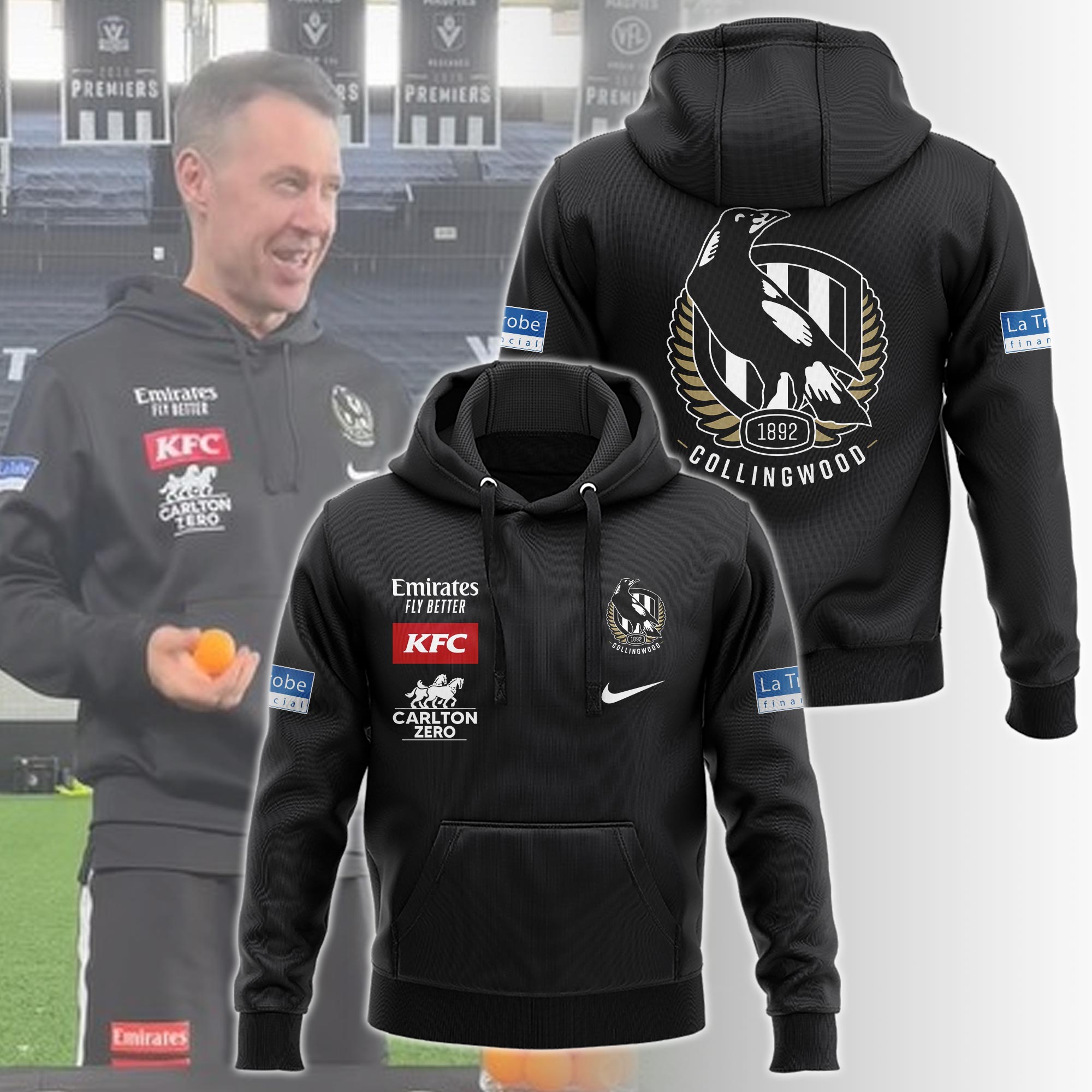 Collingwood Magpies AFL Hoodie