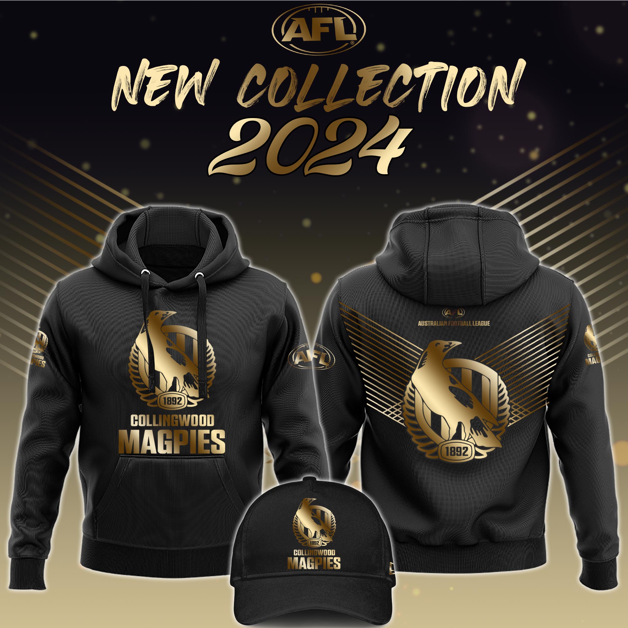 Collingwood Magpies AFL Hoodie