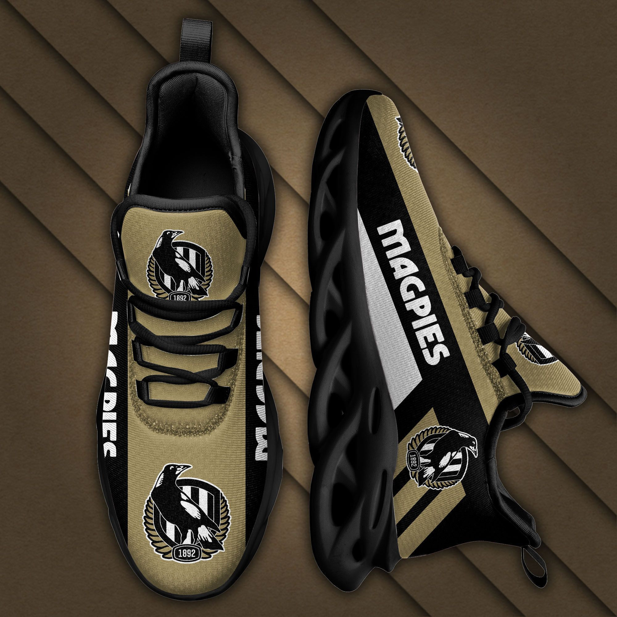Collingwood Magpies Max Soul Sneakers Shoes
