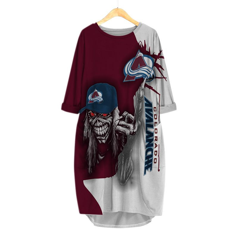 Colorado Avalanche All Over Print Caftan1918